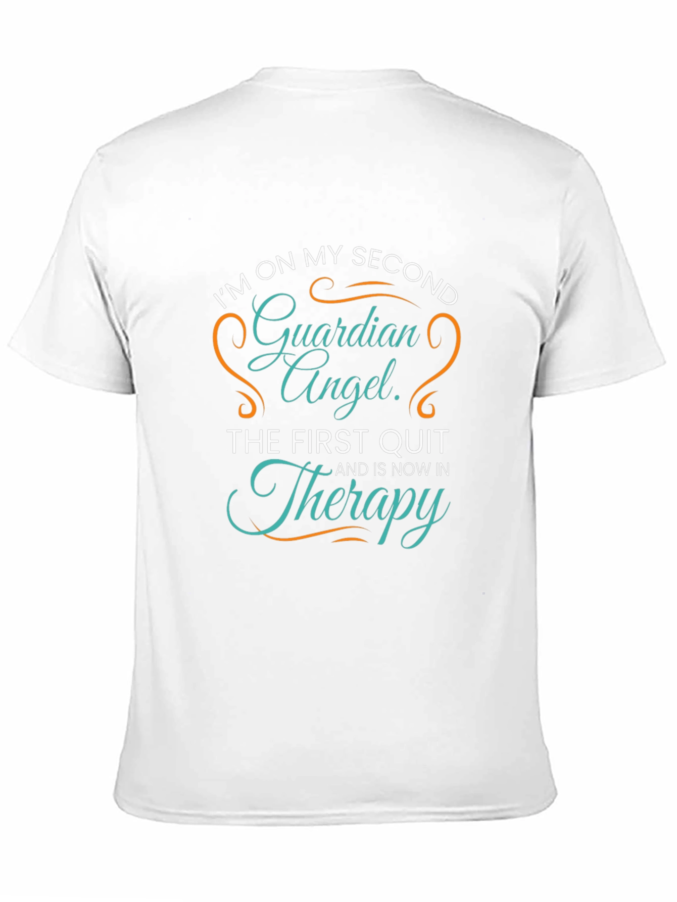 Funny Guardian Angel T-Shirt Sarcastic Humor Tee