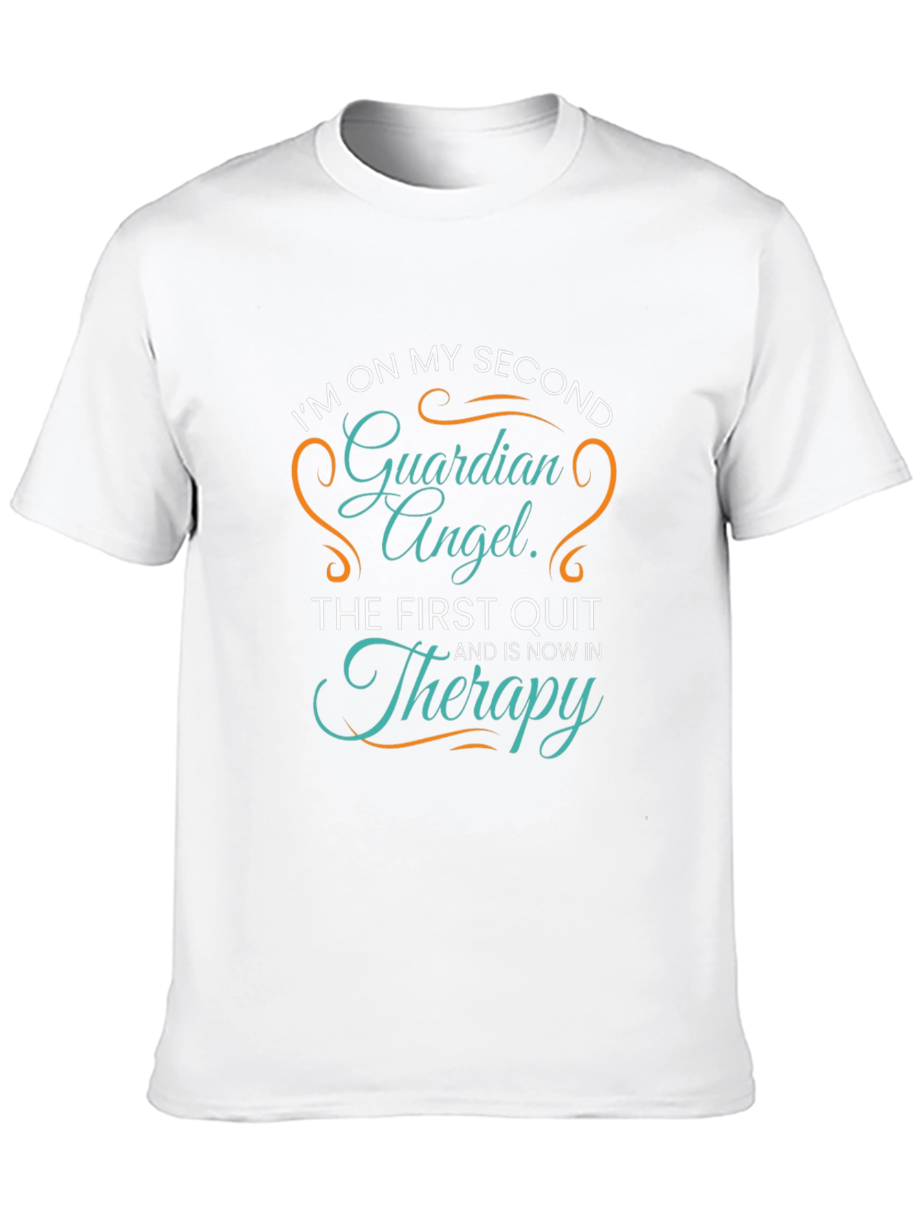 Funny Guardian Angel T-Shirt Sarcastic Humor Tee