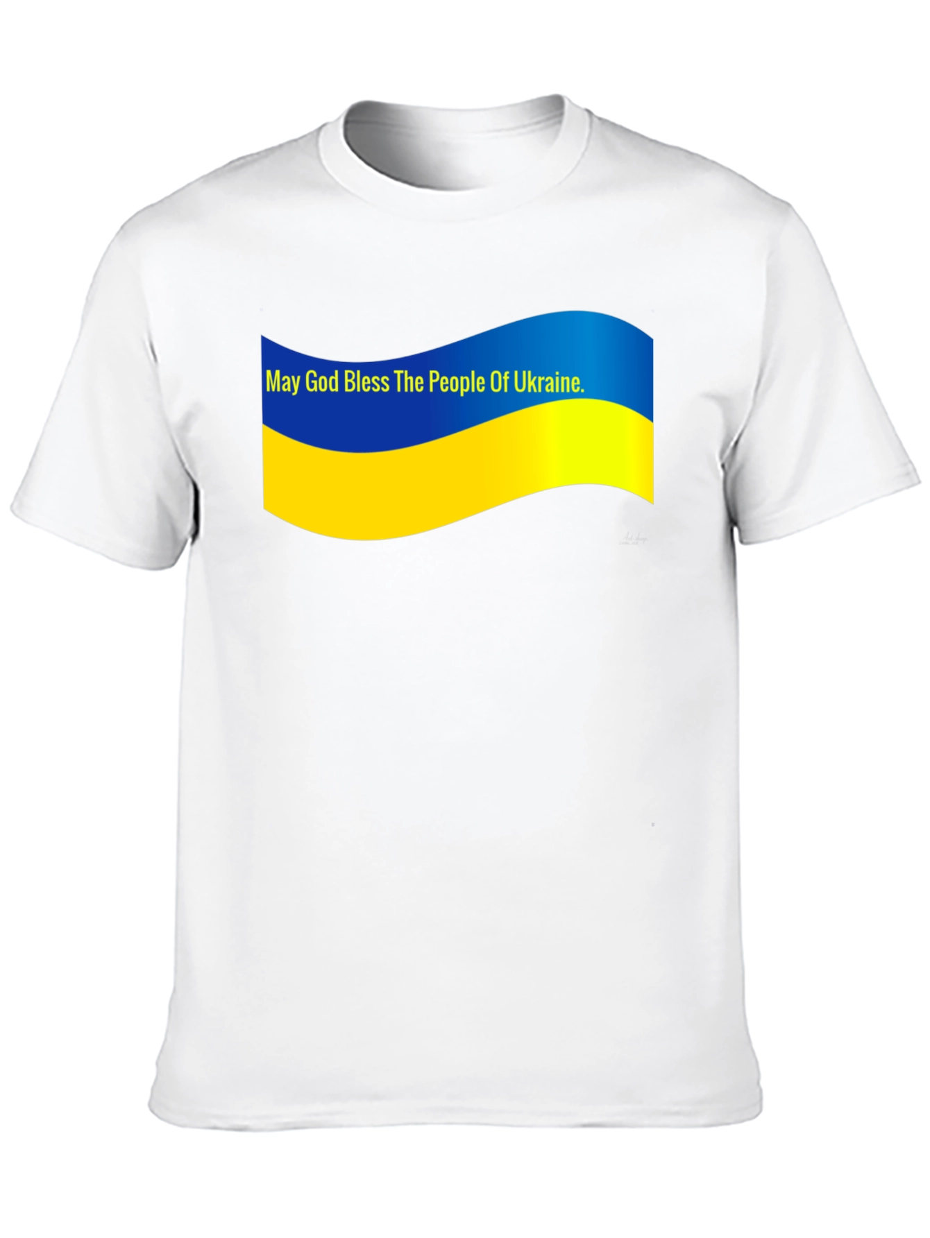 Ukraine Pride T-Shirt - May God Bless Ukraine
