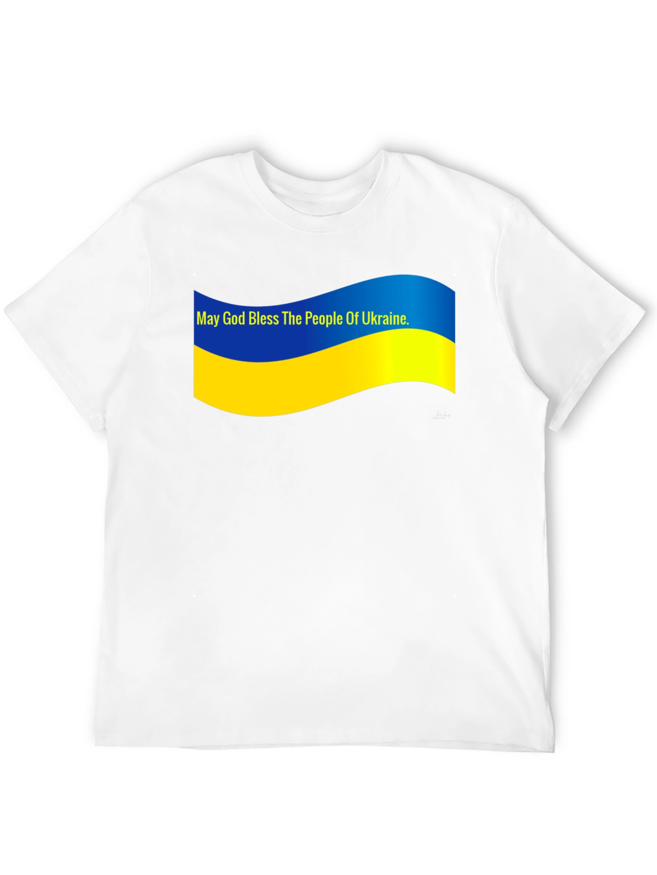 Ukraine Pride T-Shirt - May God Bless Ukraine