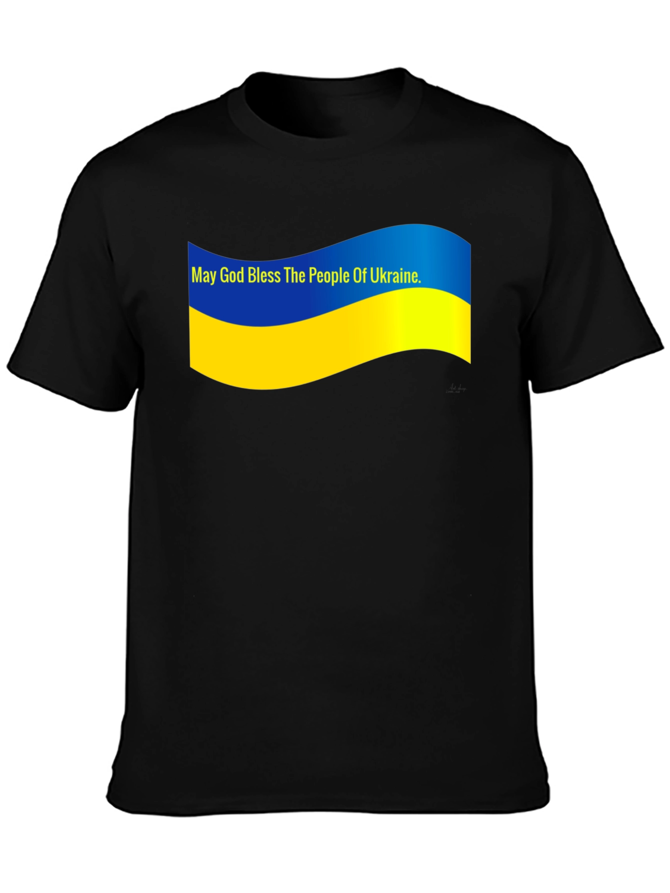 Ukraine Pride T-Shirt - May God Bless Ukraine