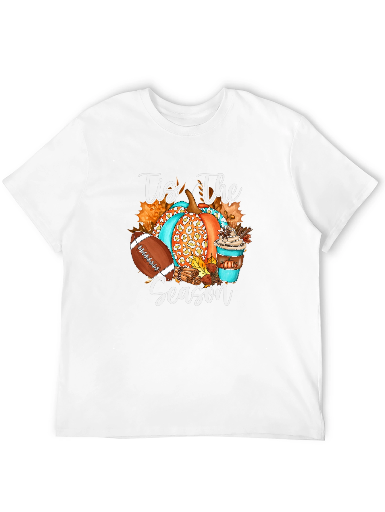 Tis The Season Football Pumpkin Spice T-Shirt