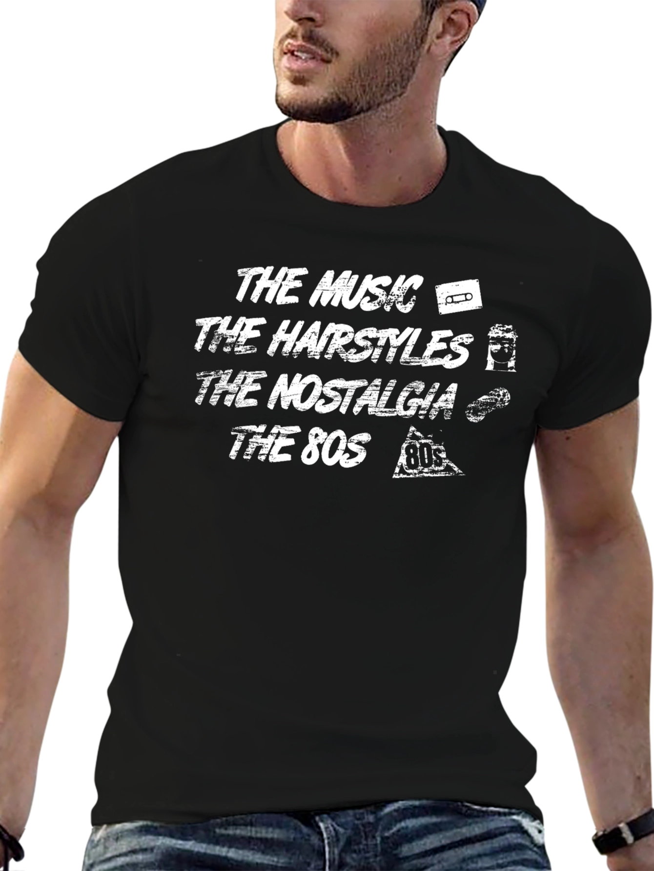 The 80s Music Hairstyles Nostalgia T-Shirt