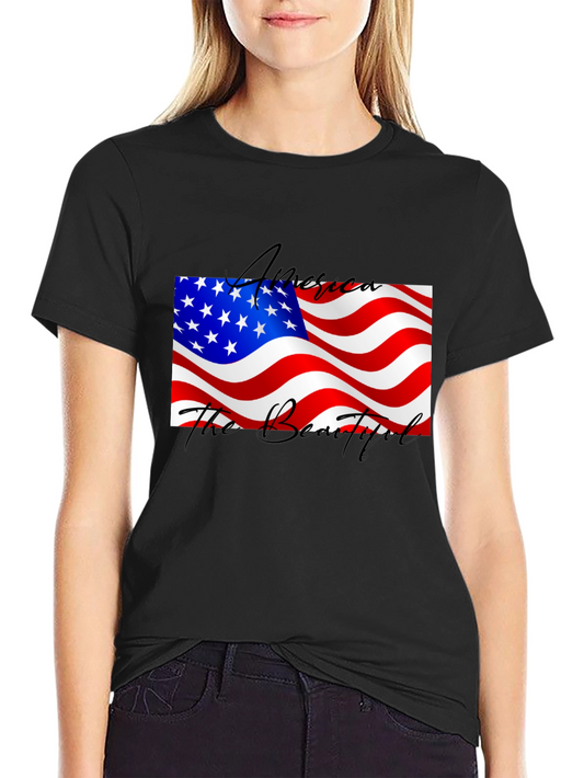 America The Beautiful Patriotic T-Shirt