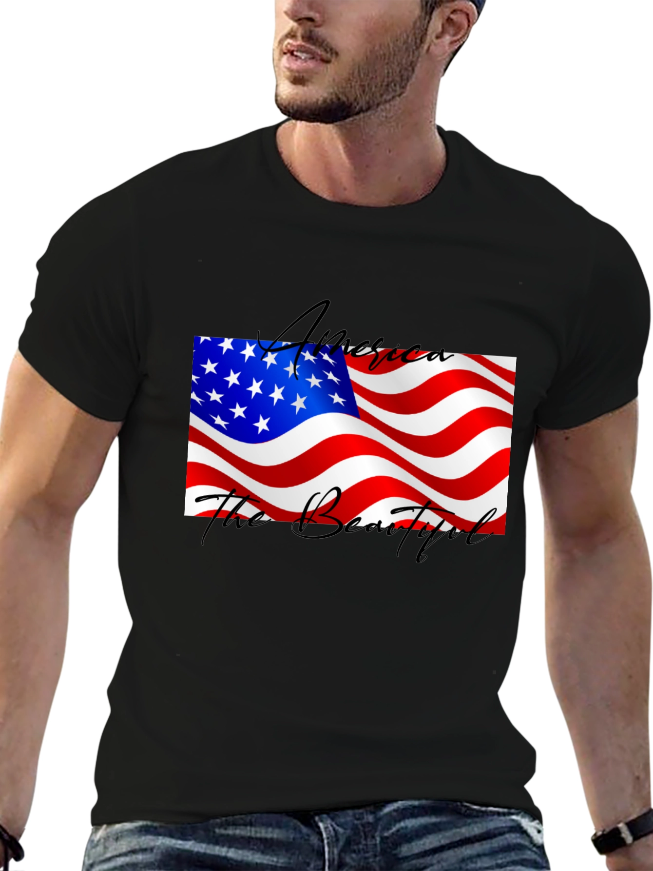 America The Beautiful Patriotic T-Shirt