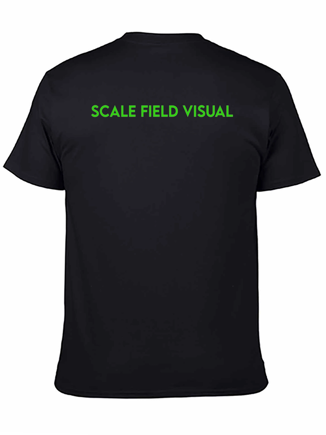 Scale Field Visual T-Shirt - Black