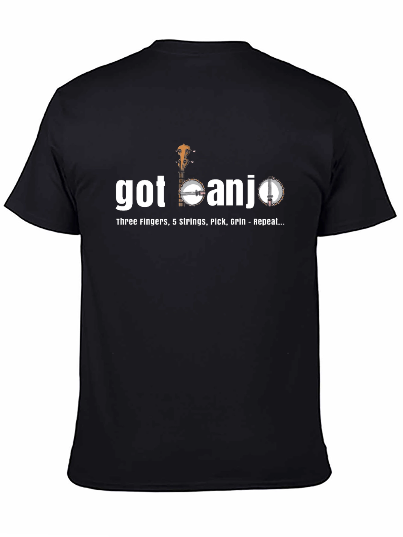 Got Banjo? Black T-Shirt - Music Lover Tee