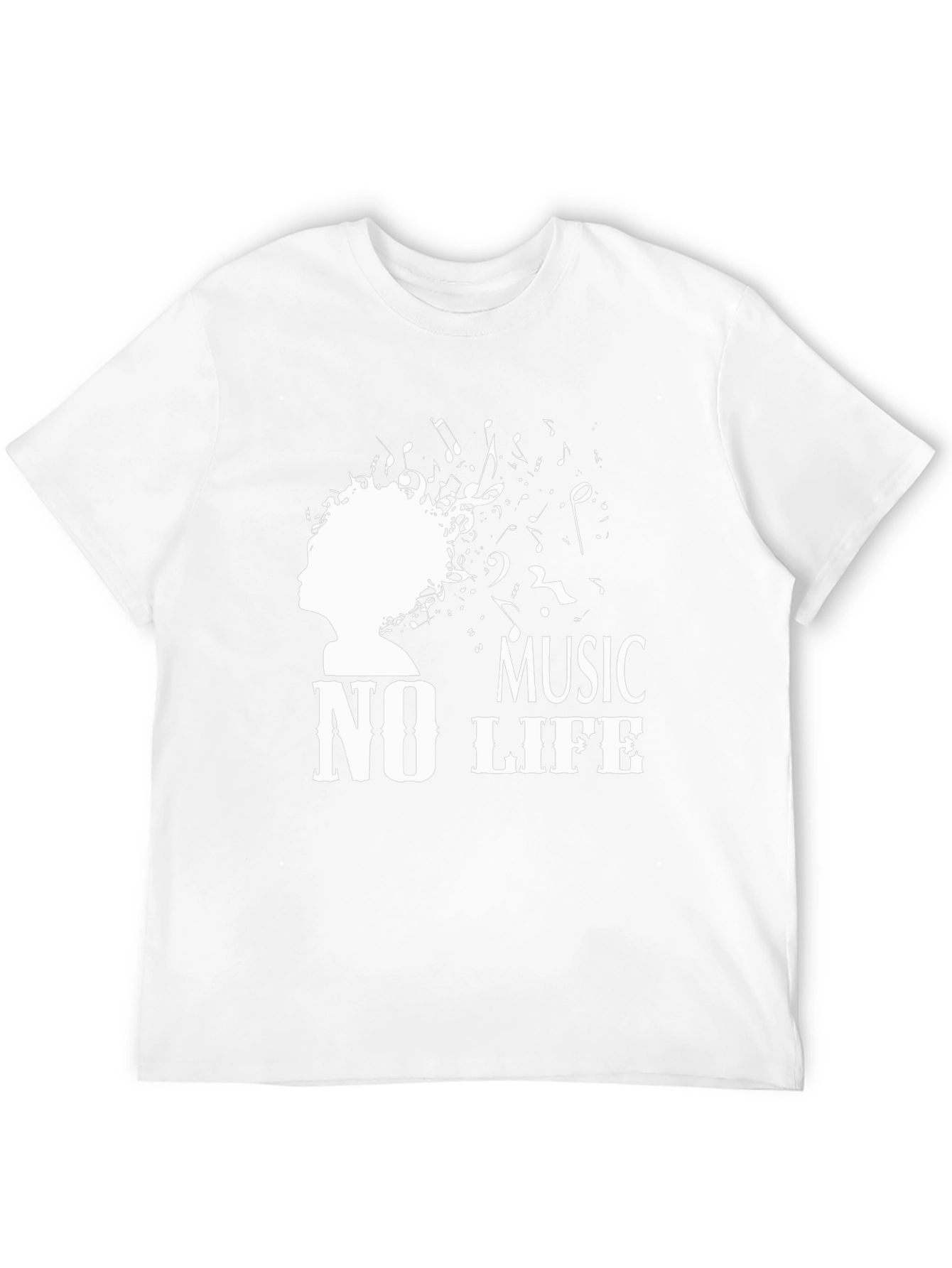 Music is Life Black Graphic Tee