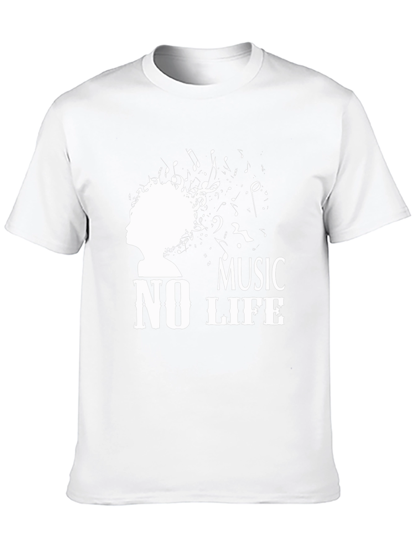Music is Life Black Graphic Tee