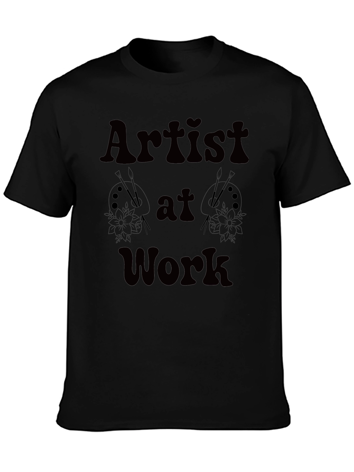 Artist at Work Black Graphic Tee