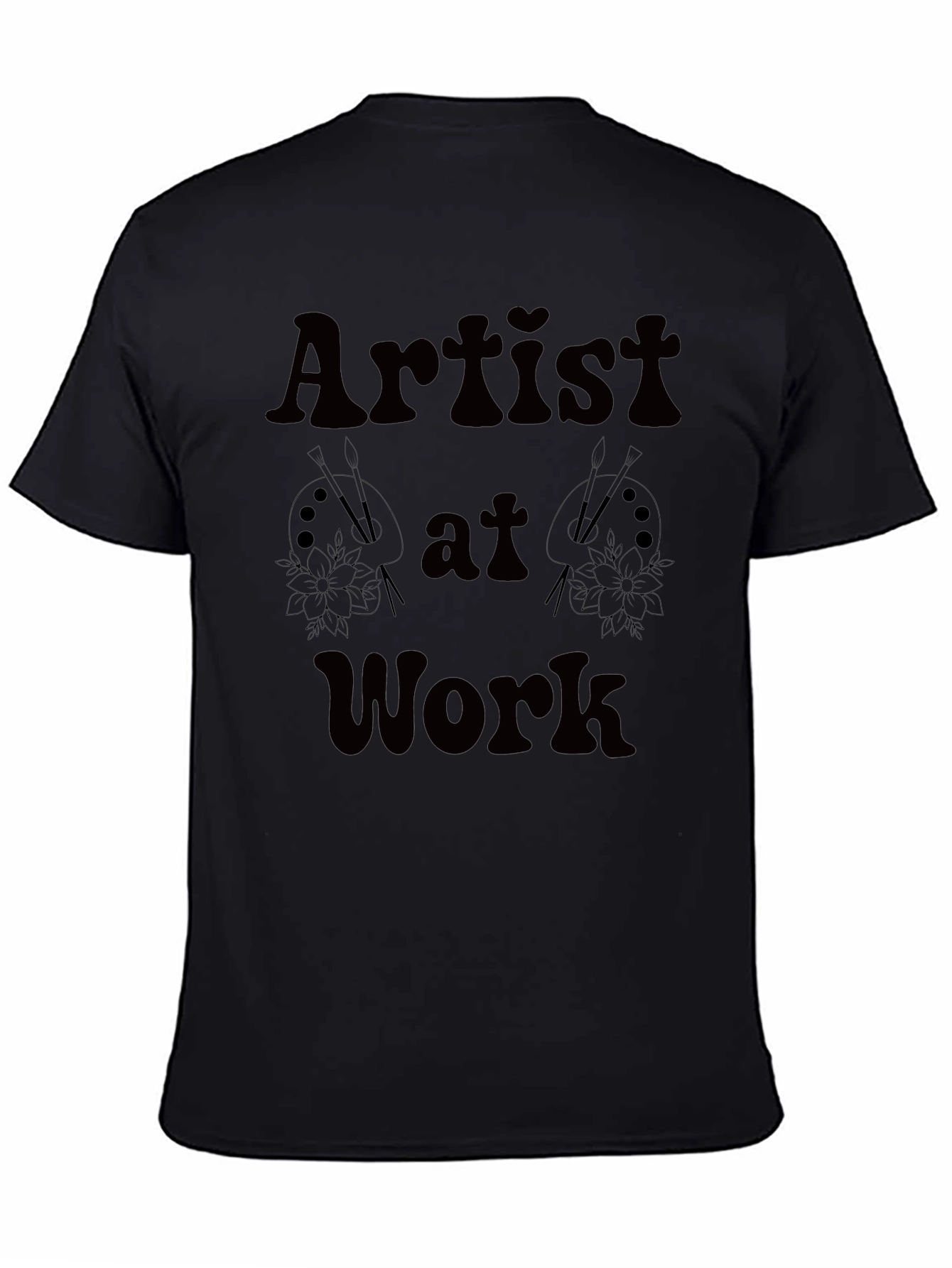 Artist at Work Black Graphic Tee