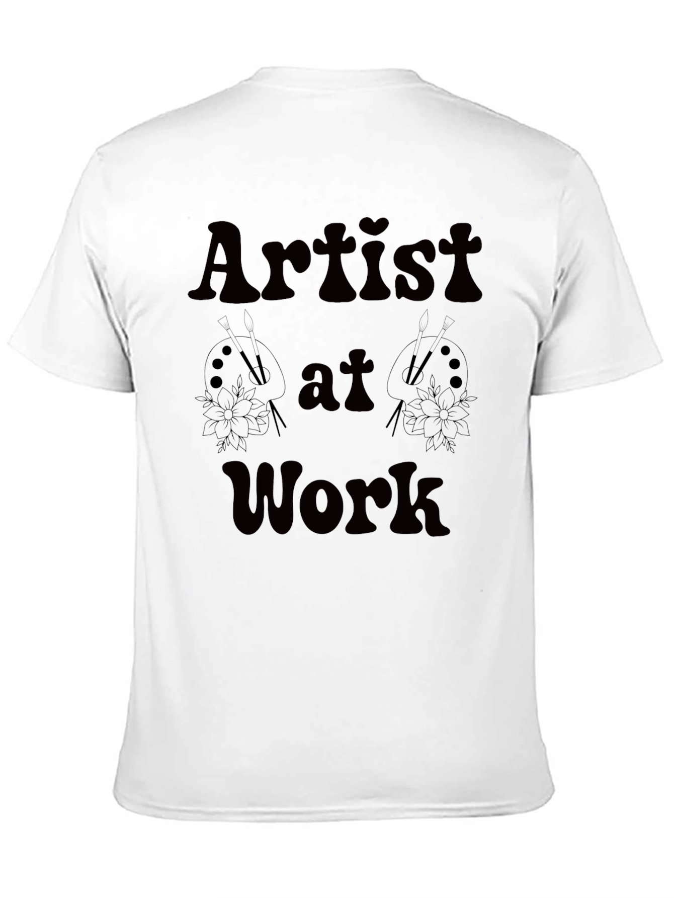 Artist at Work Black Graphic Tee