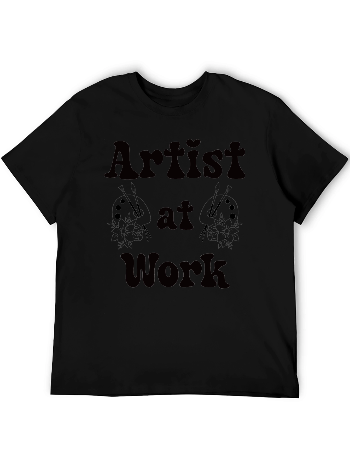 Artist at Work Black Graphic Tee