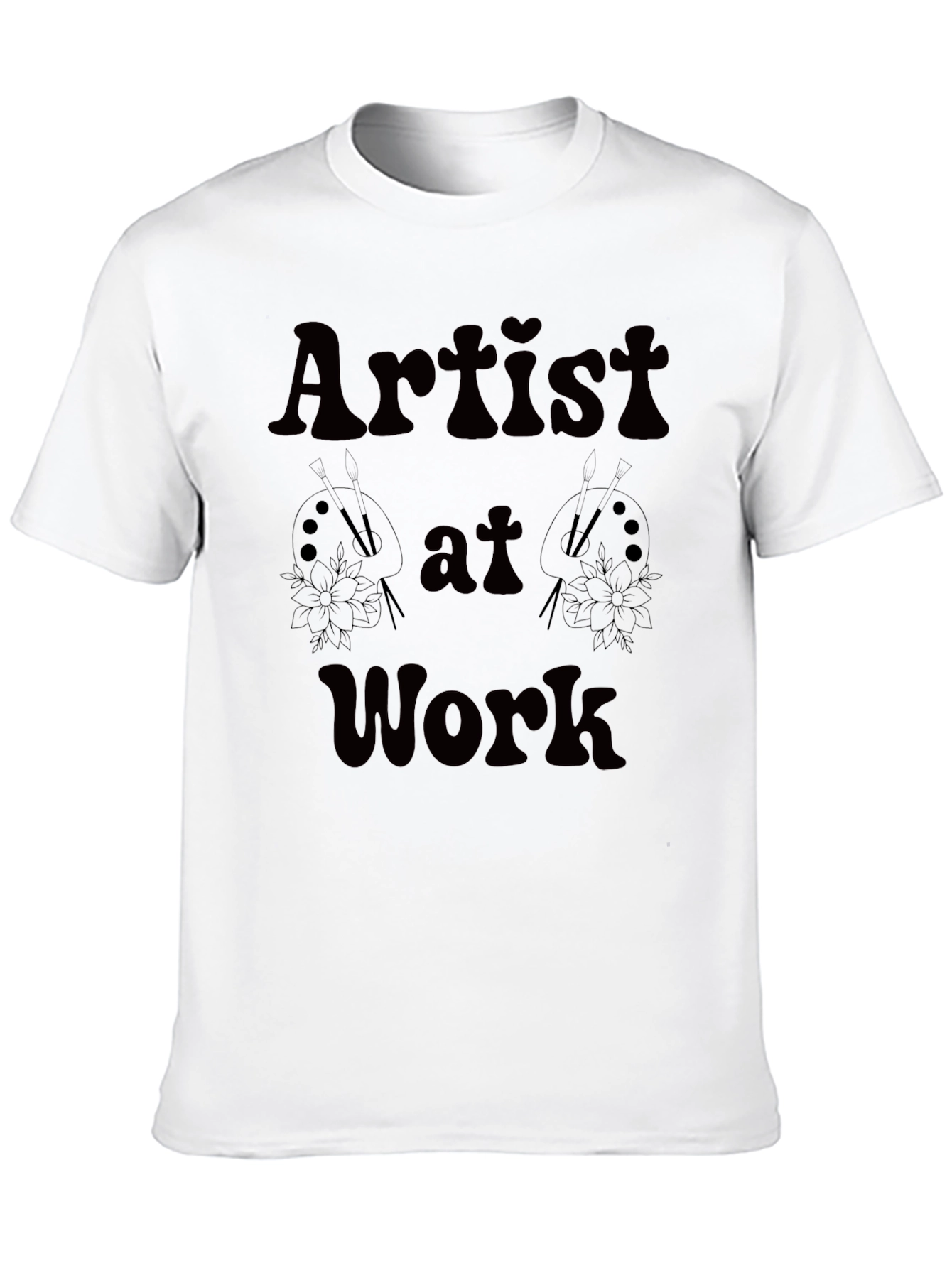 Artist at Work Black Graphic Tee