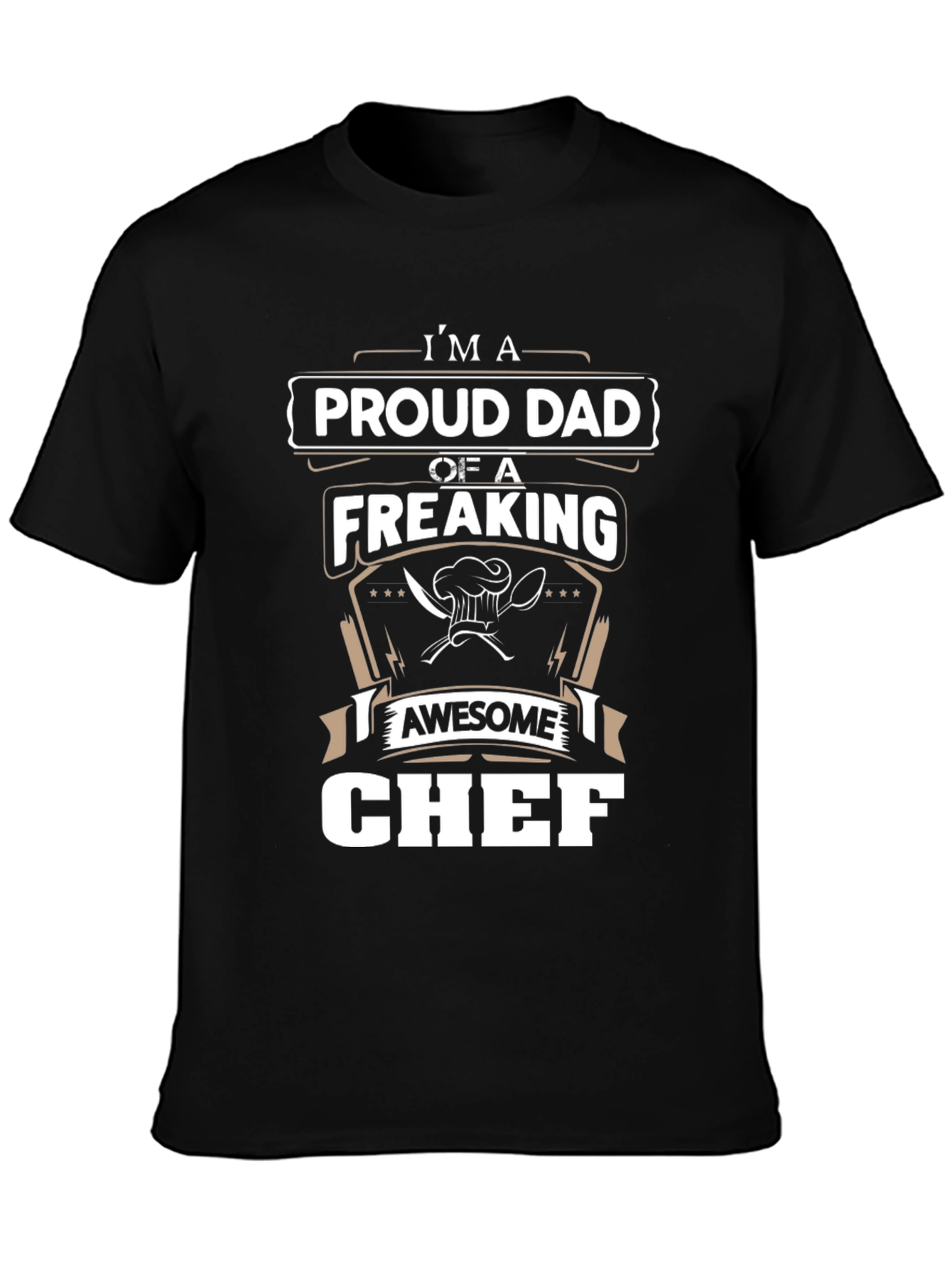 Proud Dad of an Awesome Chef - Graphic T-Shirt