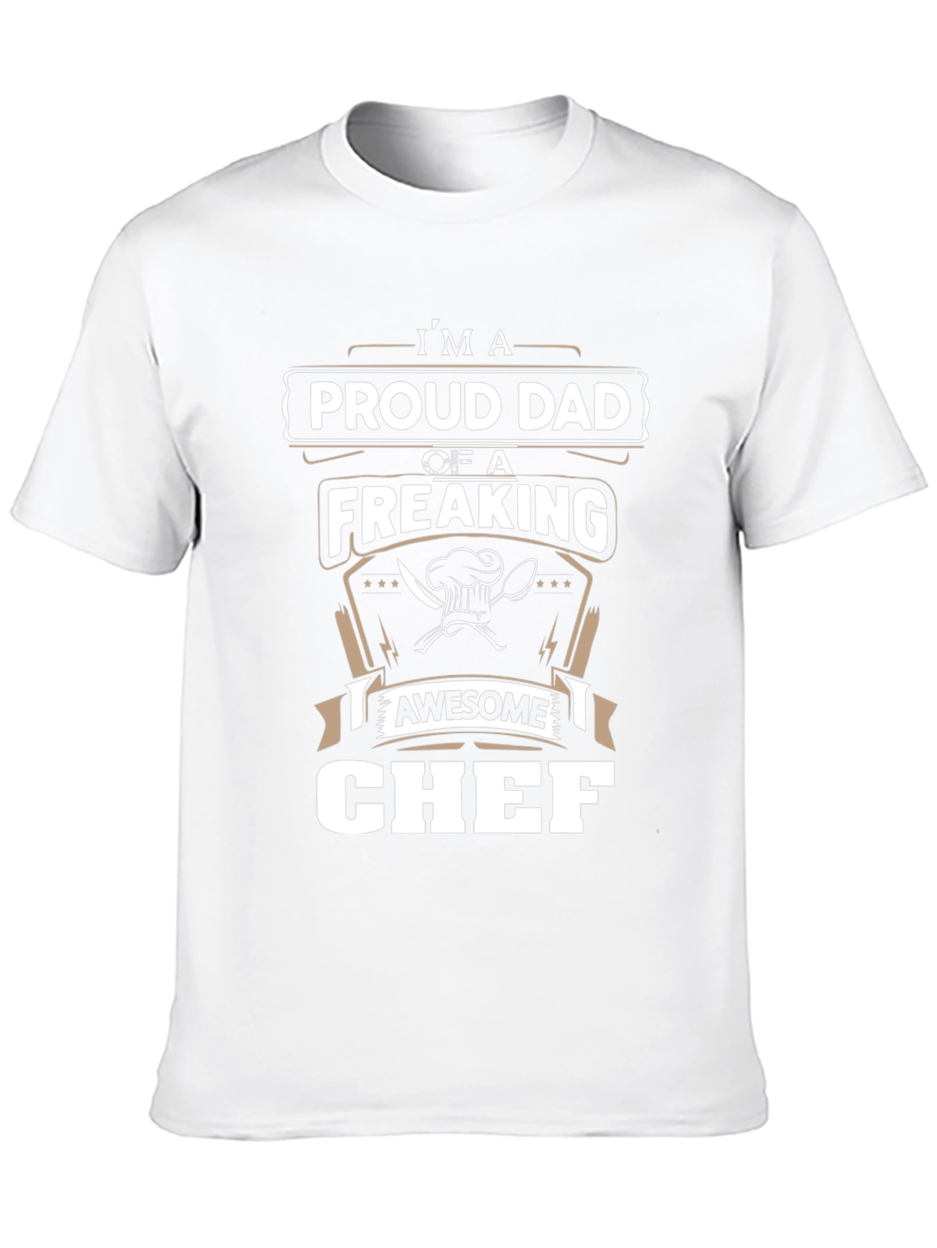 Proud Dad of an Awesome Chef - Graphic T-Shirt