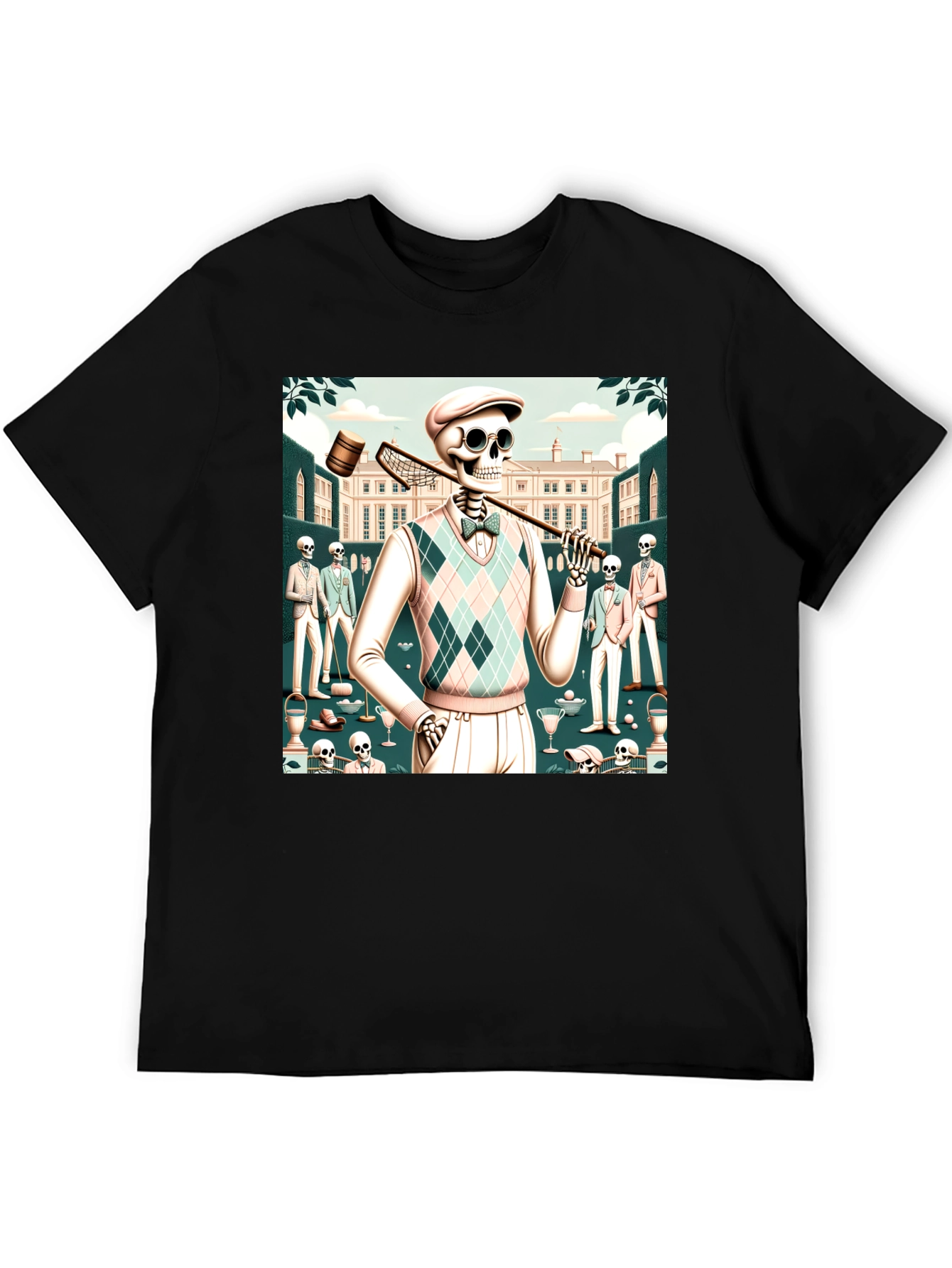 Skeleton Golfer T-Shirt