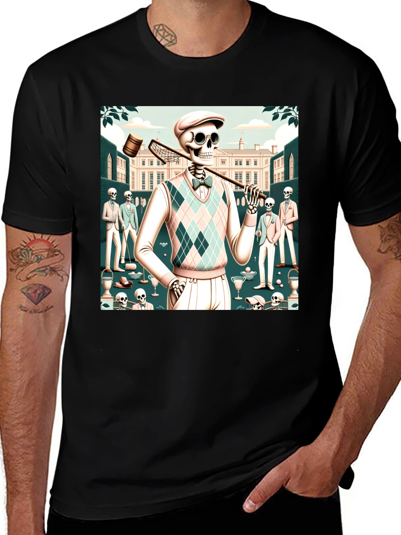 Skeleton Golfer T-Shirt