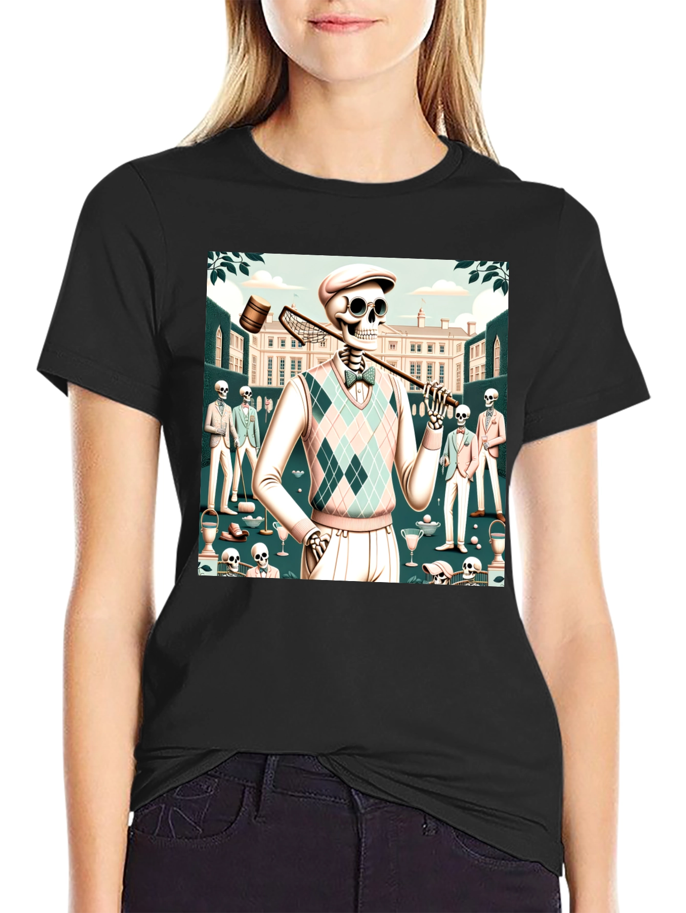 Skeleton Golfer T-Shirt