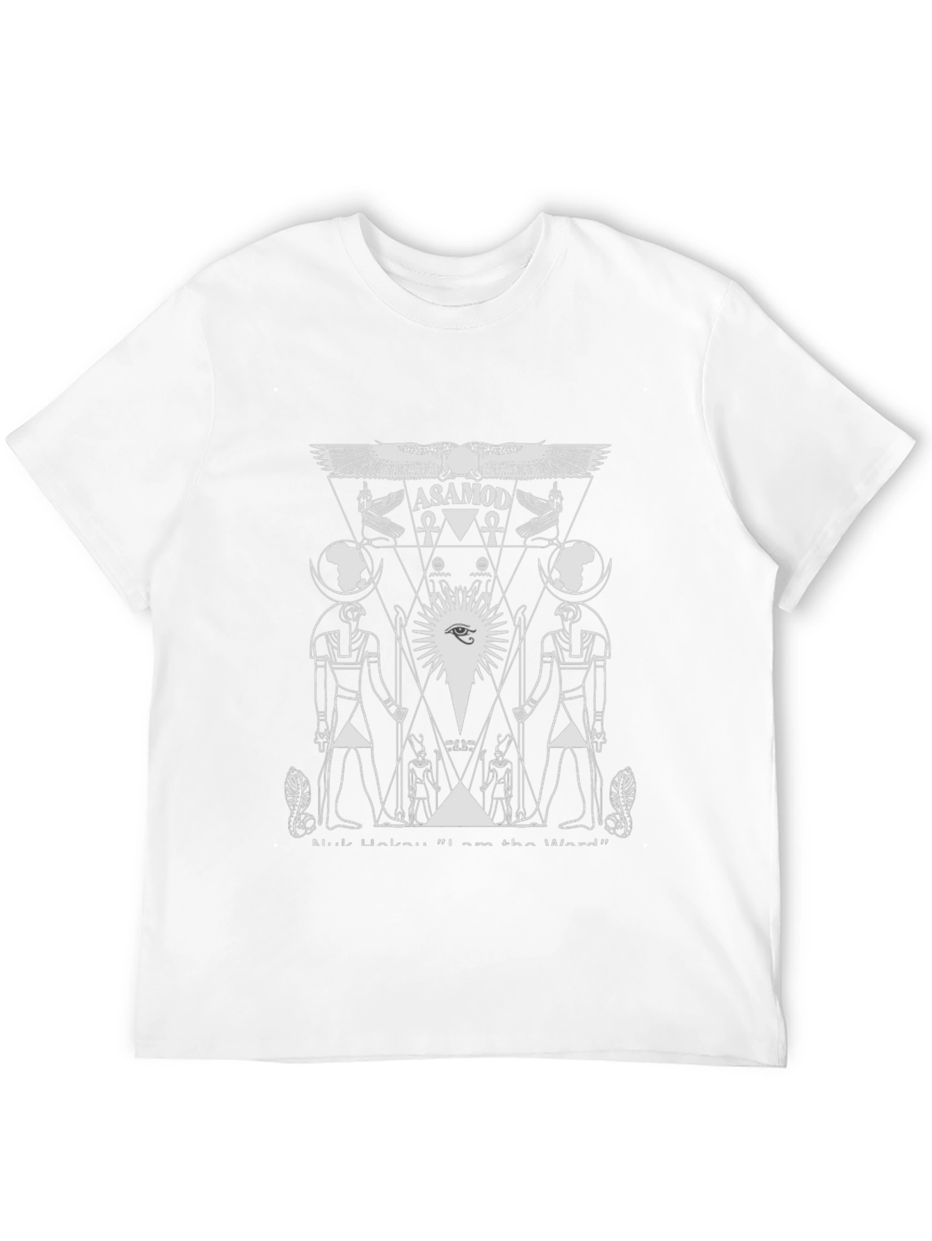 Asamod Egyptian Graphic T-Shirt - Black