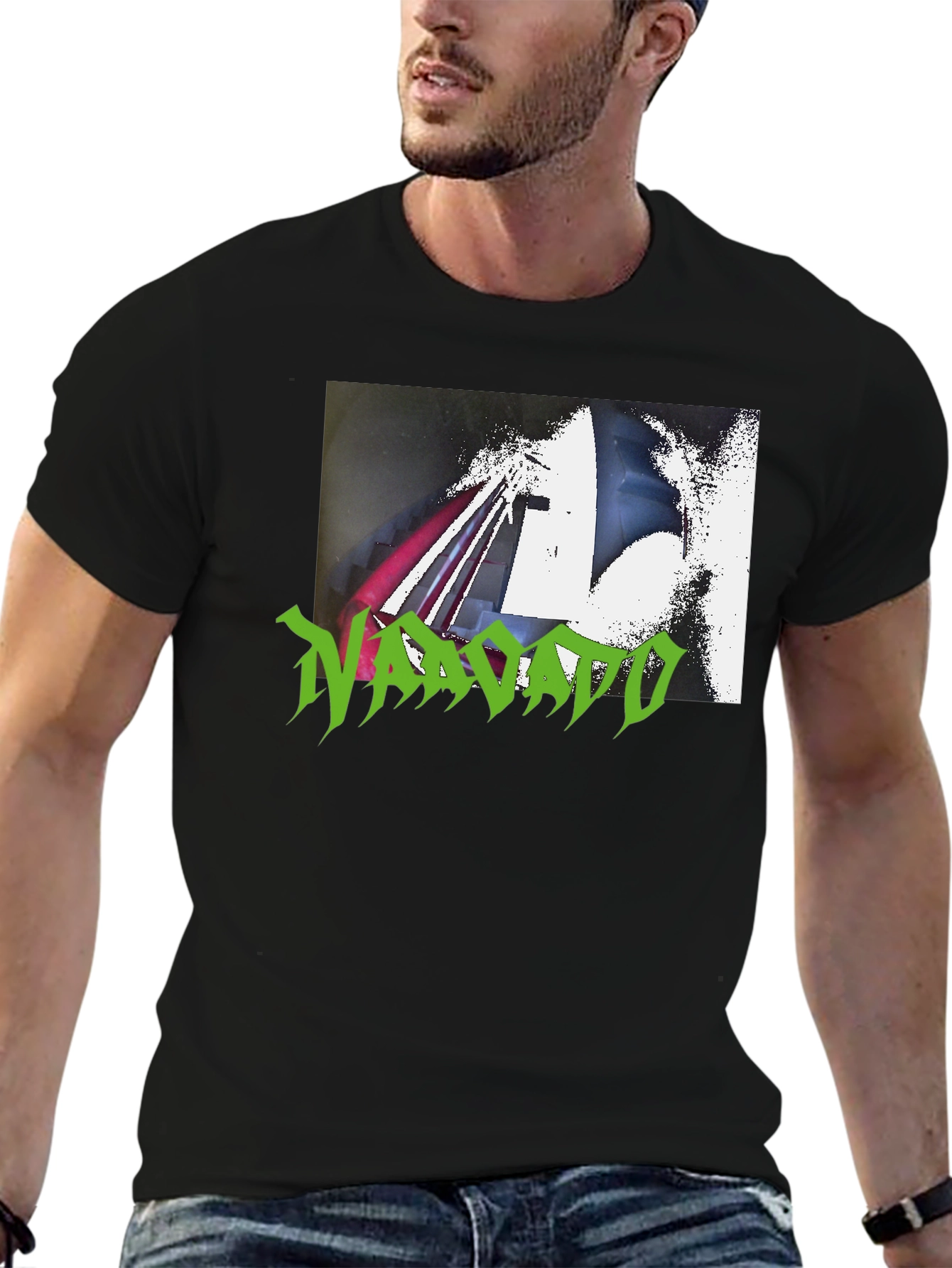 Navajo Green Graphic Tee
