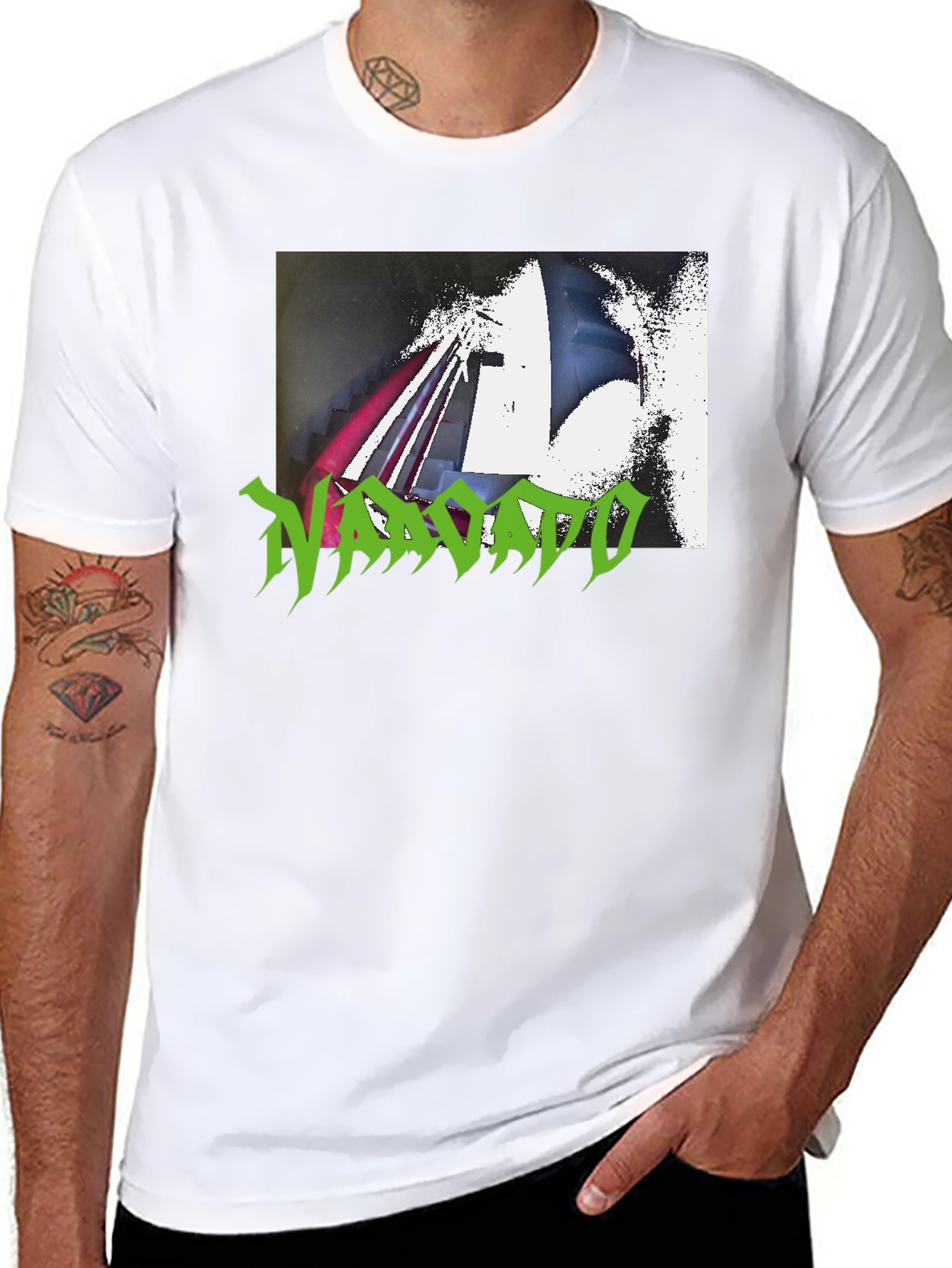 Navajo Green Graphic Tee