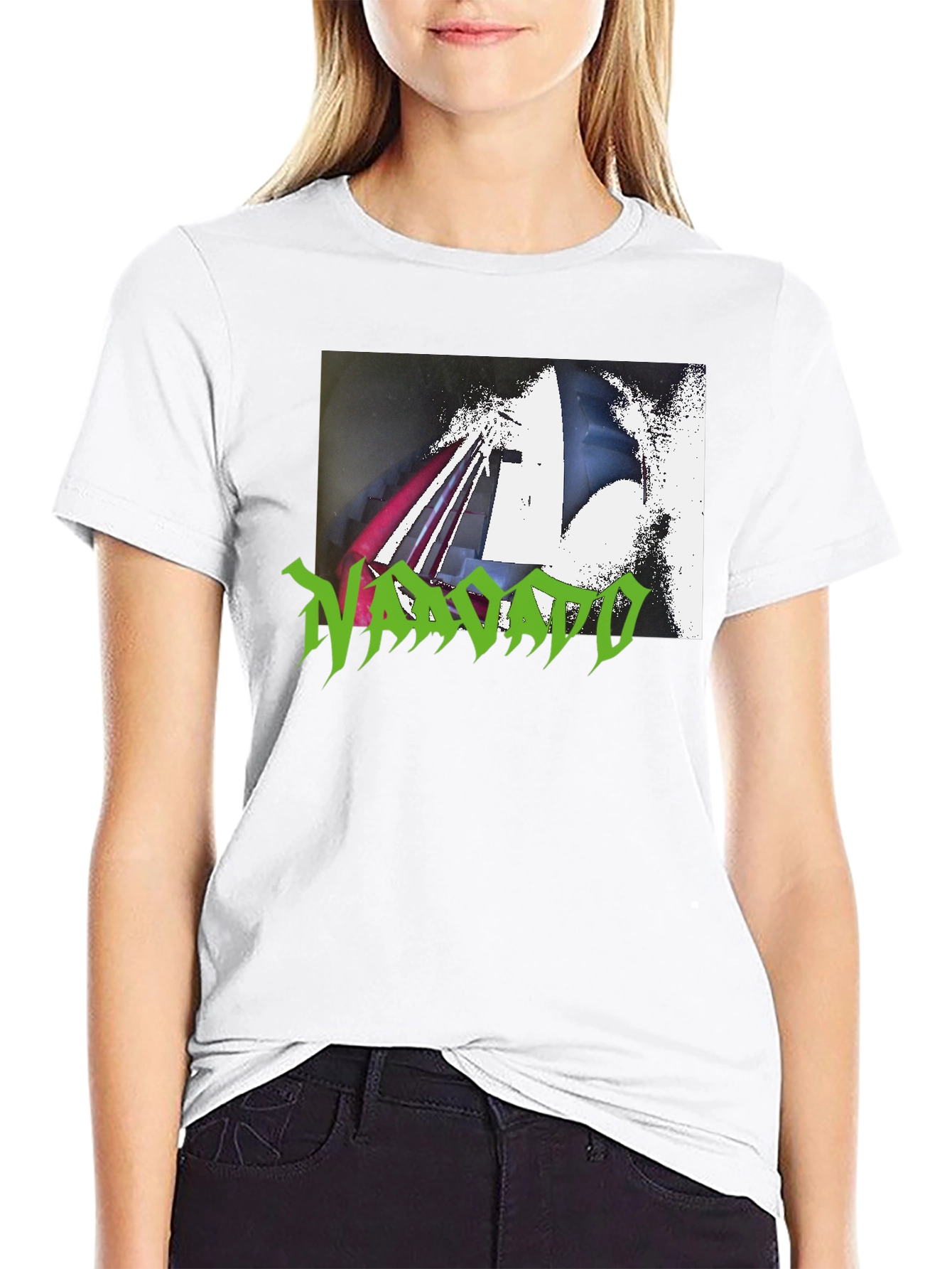 Navajo Green Graphic Tee