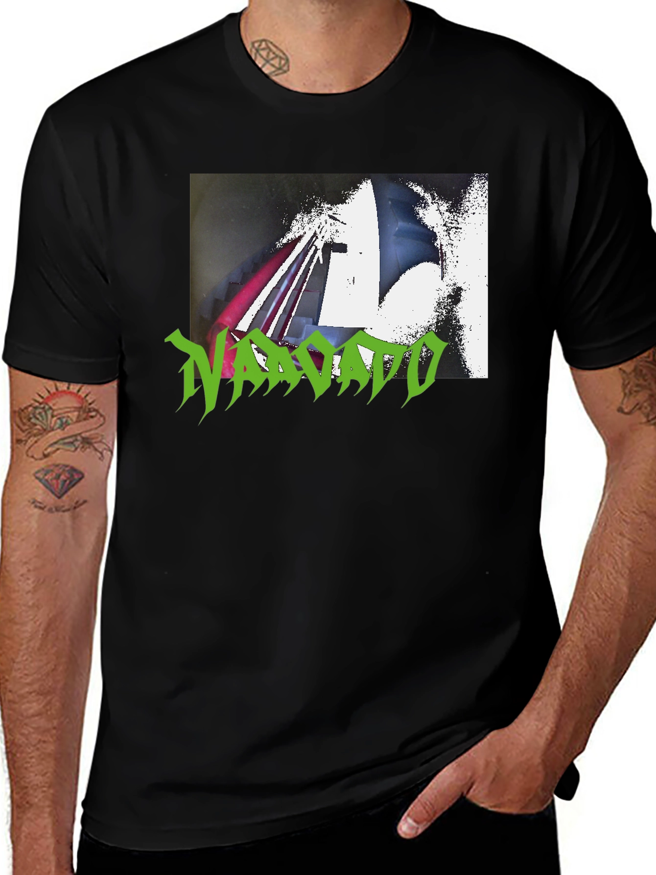 Navajo Green Graphic Tee