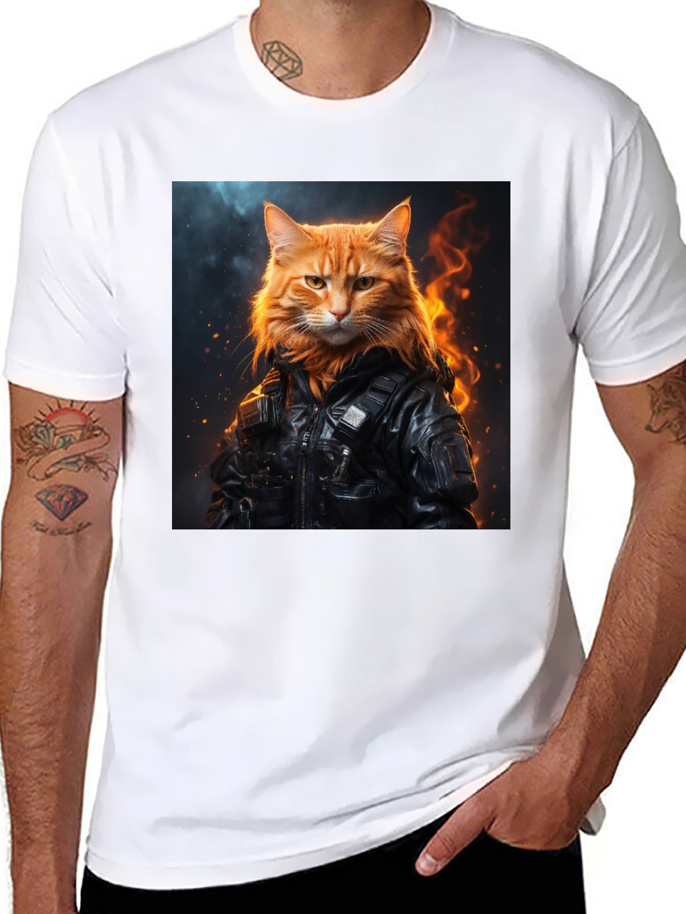 Cool Cat Graphic Tee