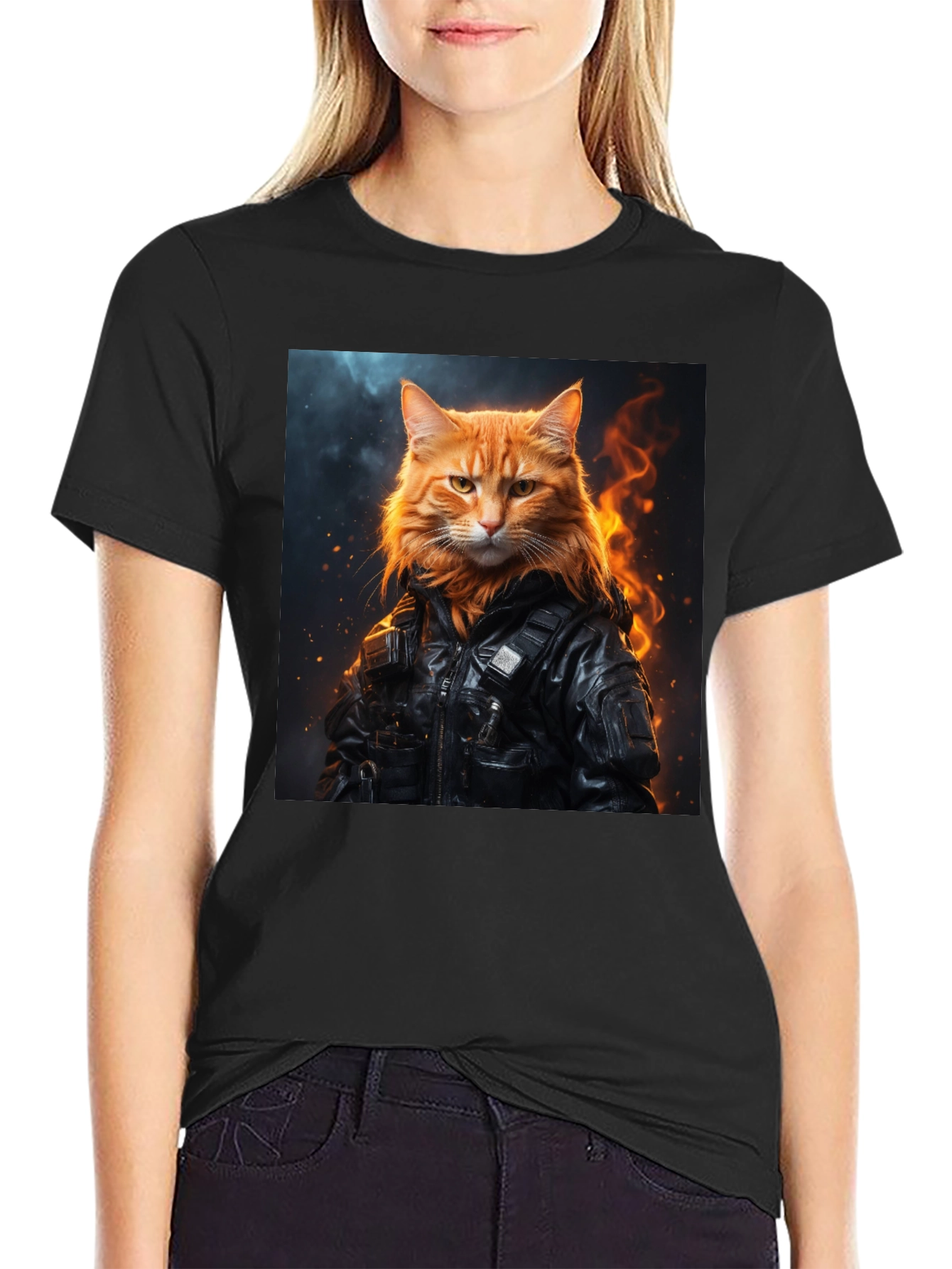Cool Cat Graphic Tee