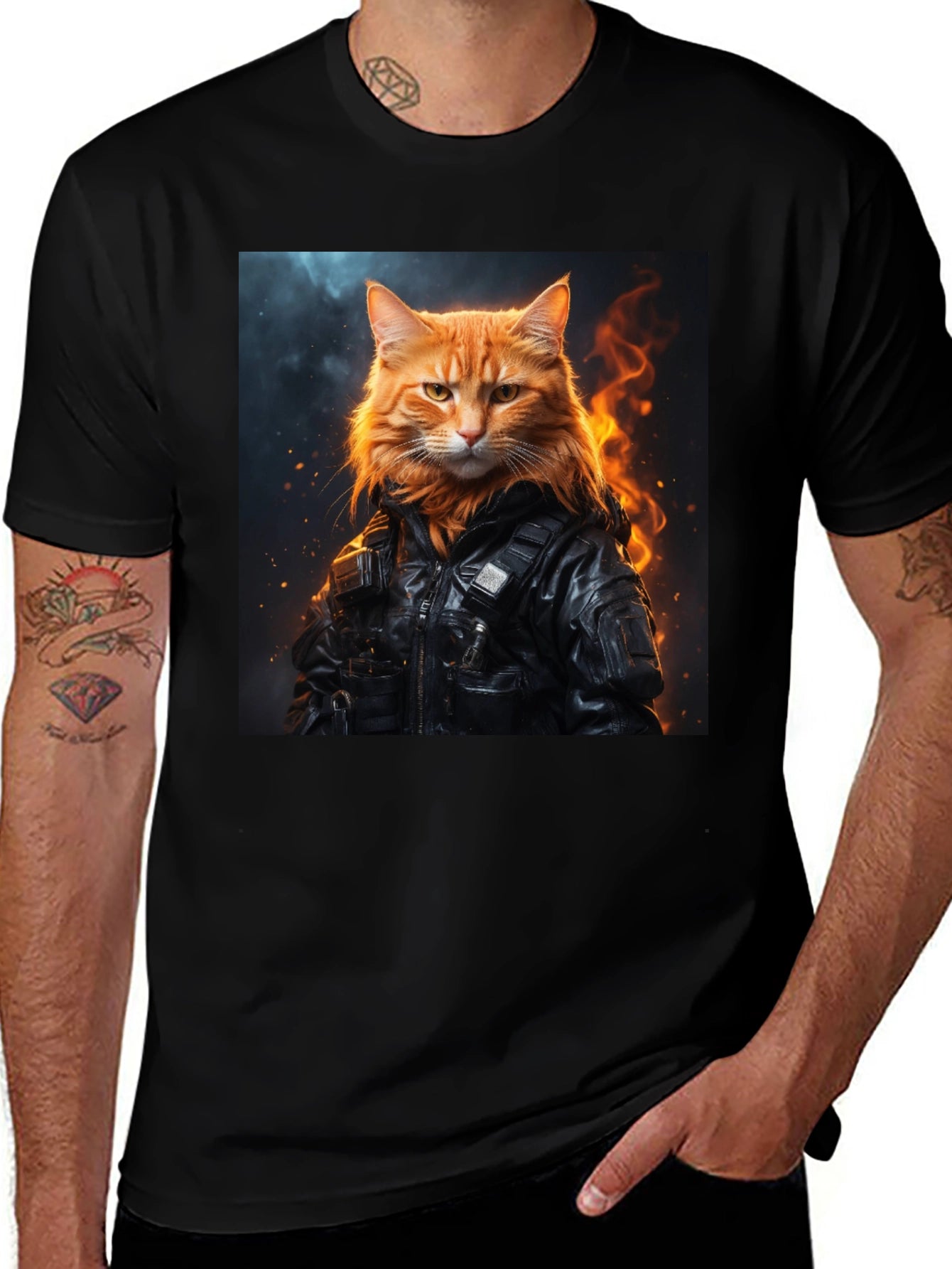 Cool Cat Graphic Tee