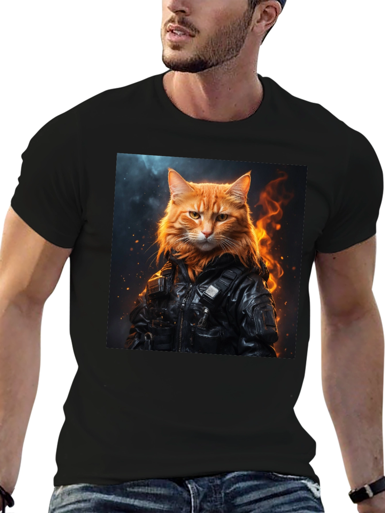 Cool Cat Graphic Tee