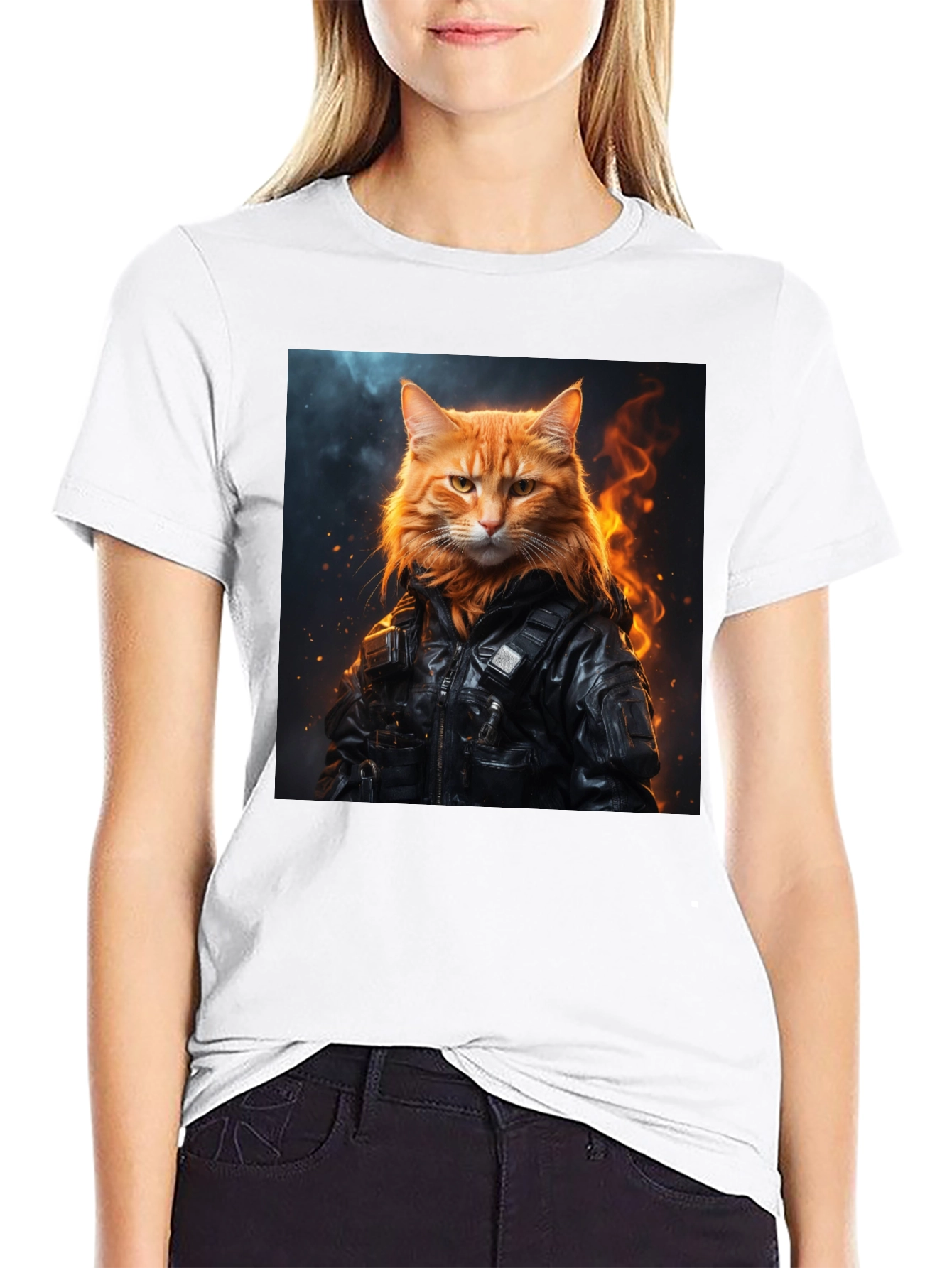 Cool Cat Graphic Tee