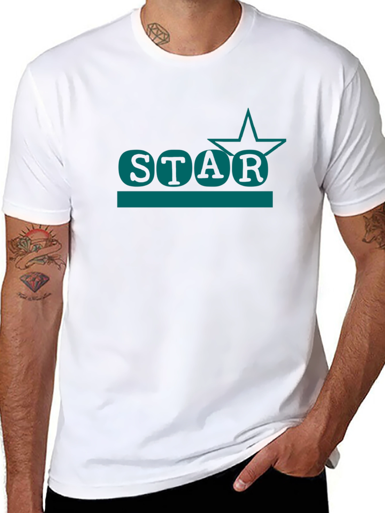 Star Graphic Black T-Shirt
