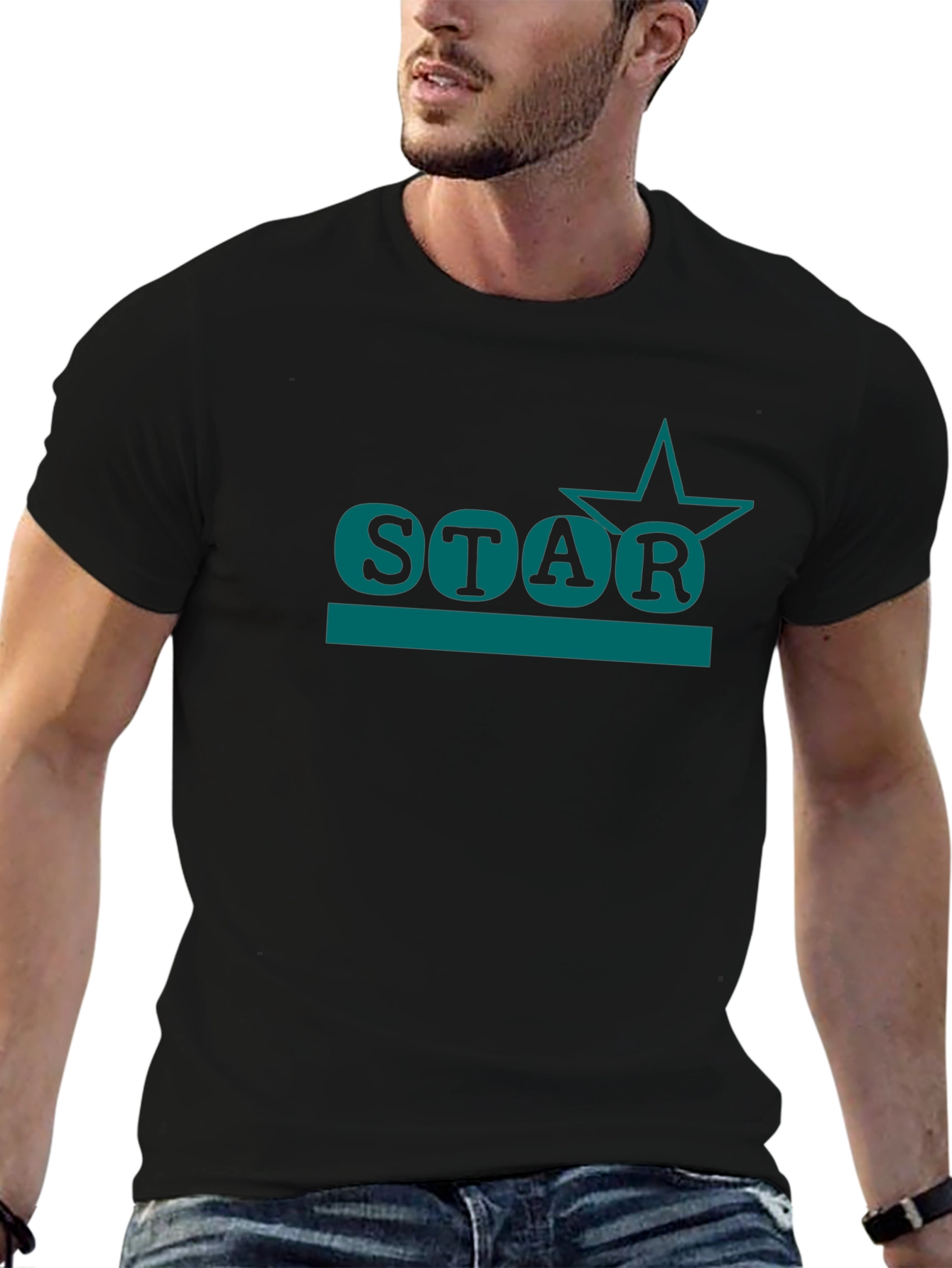 Star Graphic Black T-Shirt