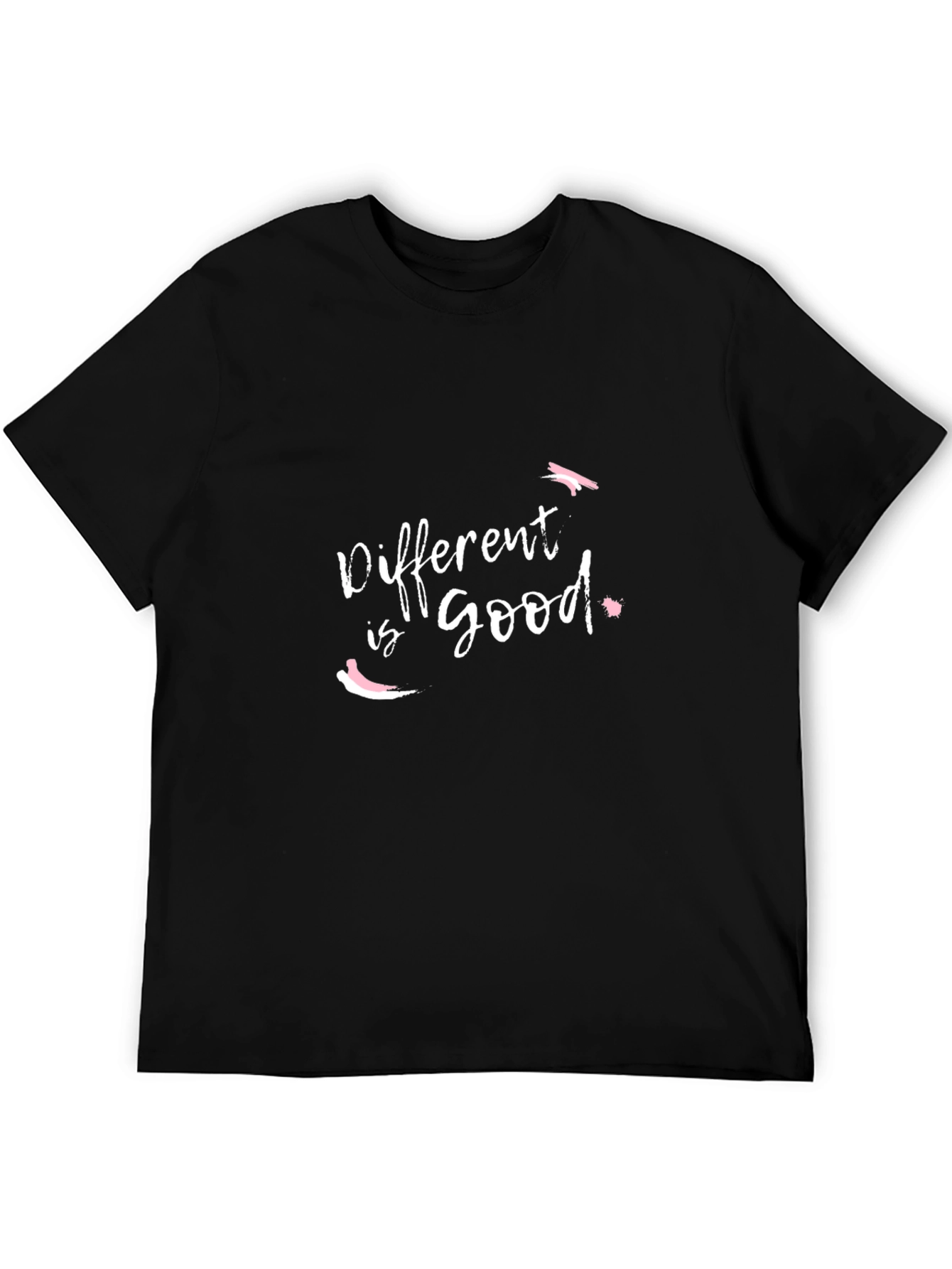 Different is Good Black Graphic Tee