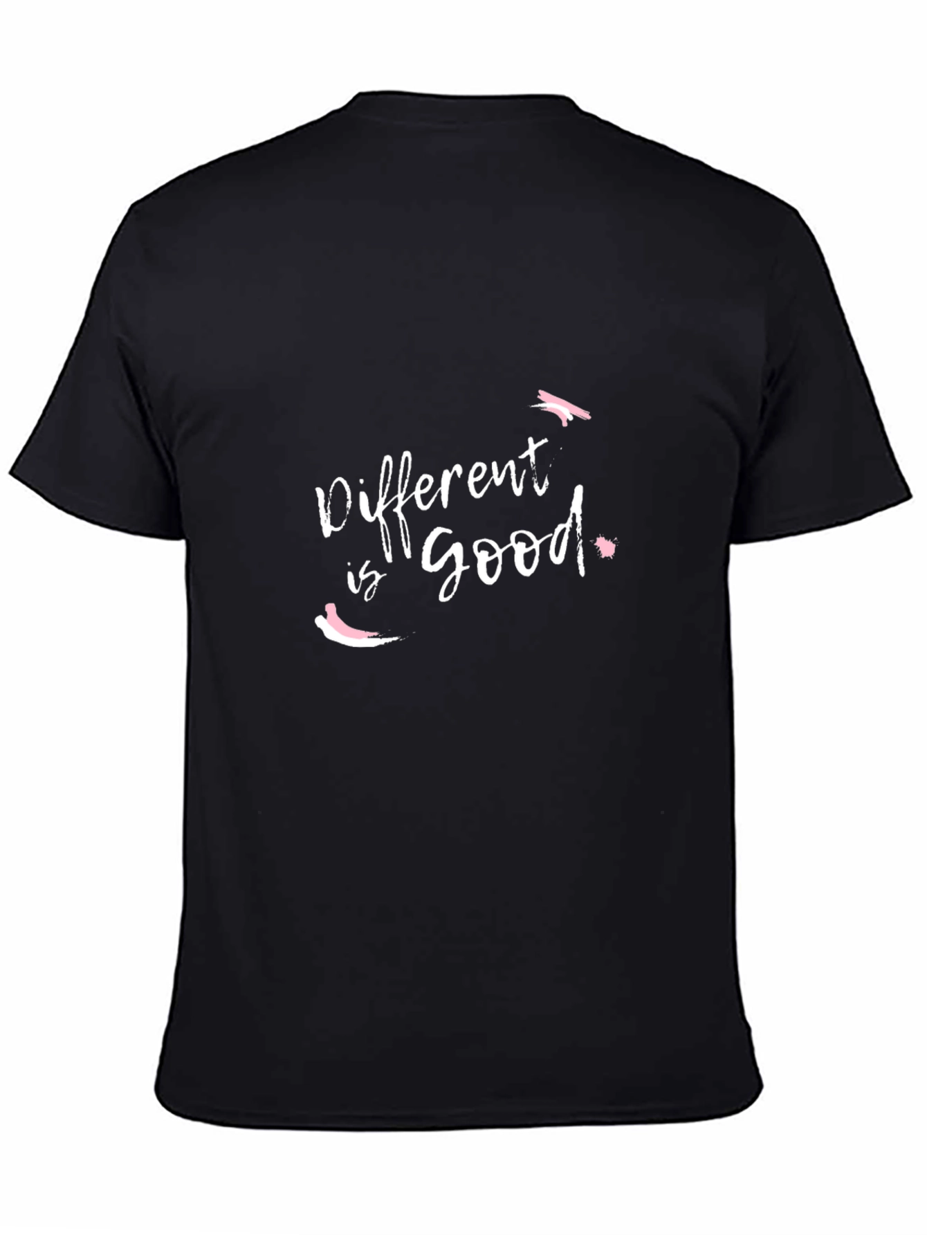 Different is Good Black Graphic Tee
