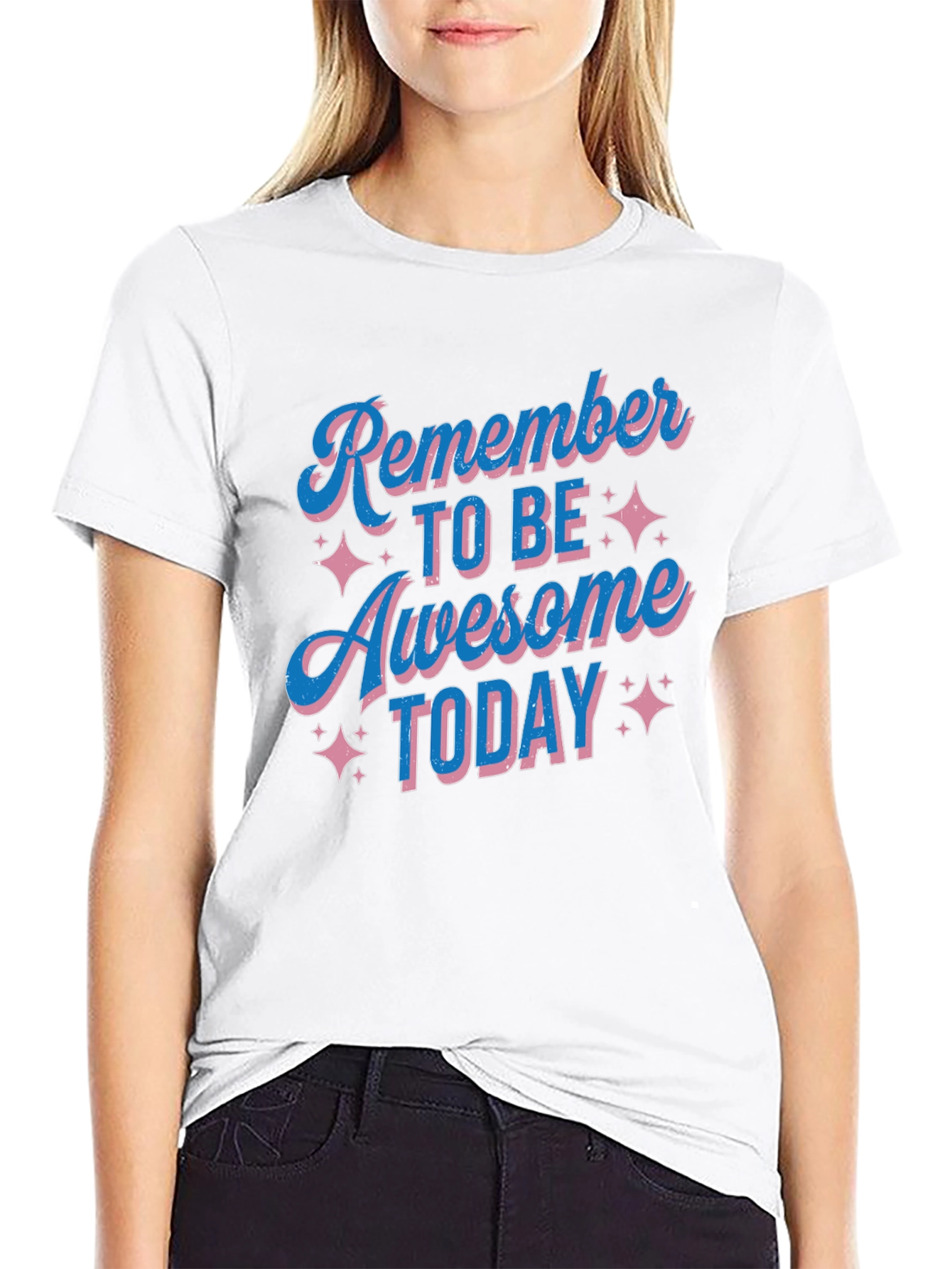 Awesome Today Graphic Tee - Black Cotton T-Shirt