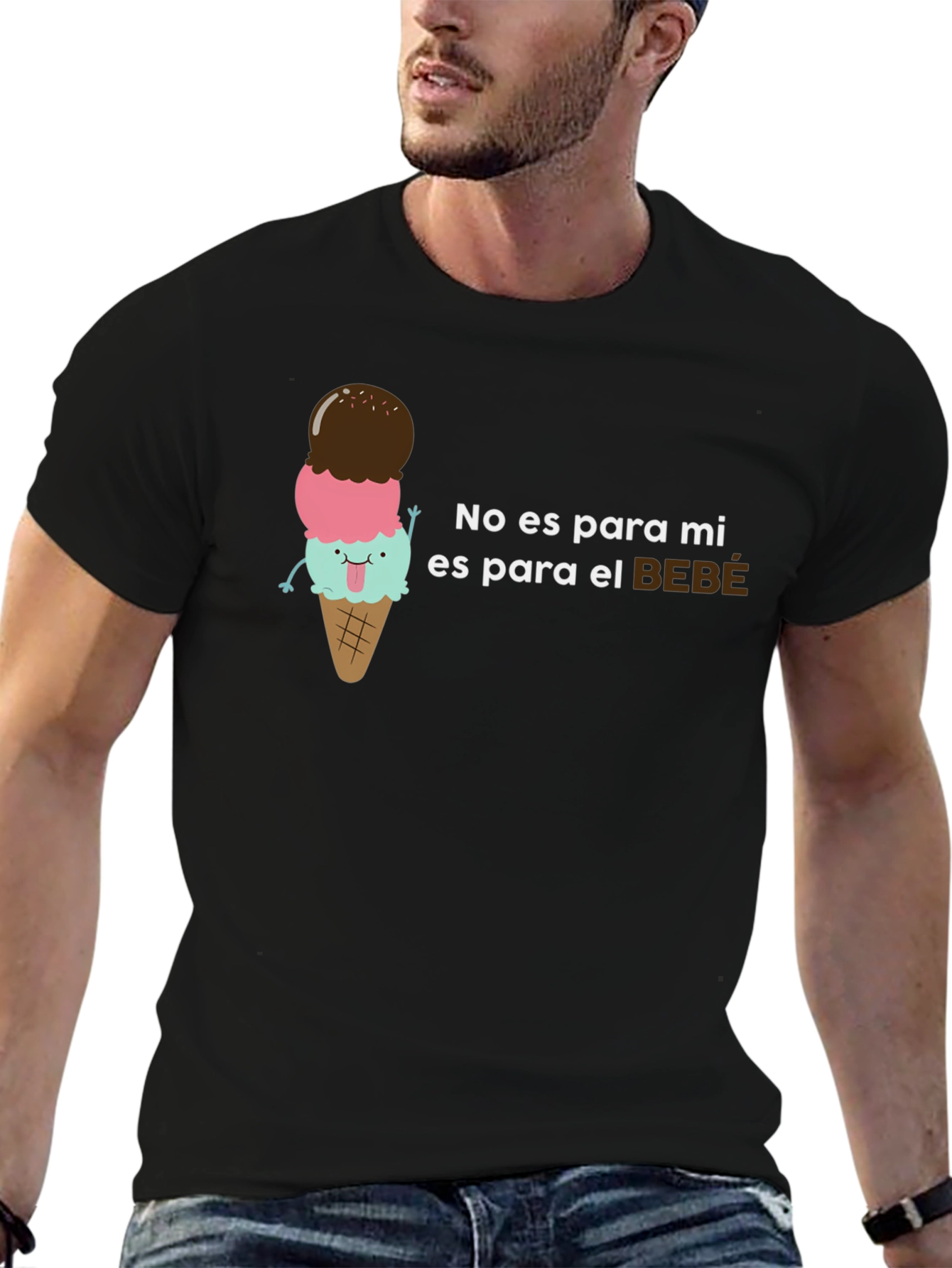 Cute Ice Cream No es para mi Baby T-Shirt