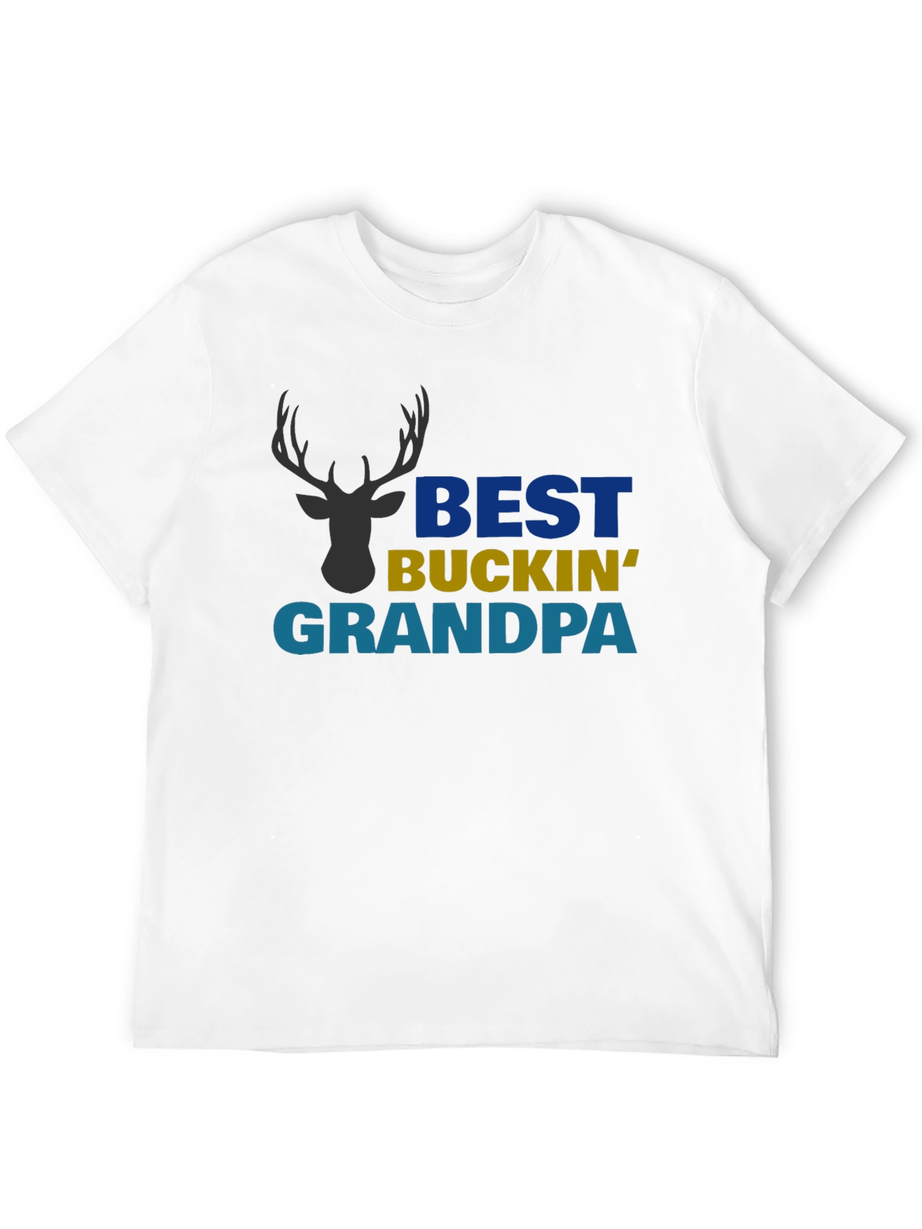 Best Buckin Grandpa Graphic T-Shirt