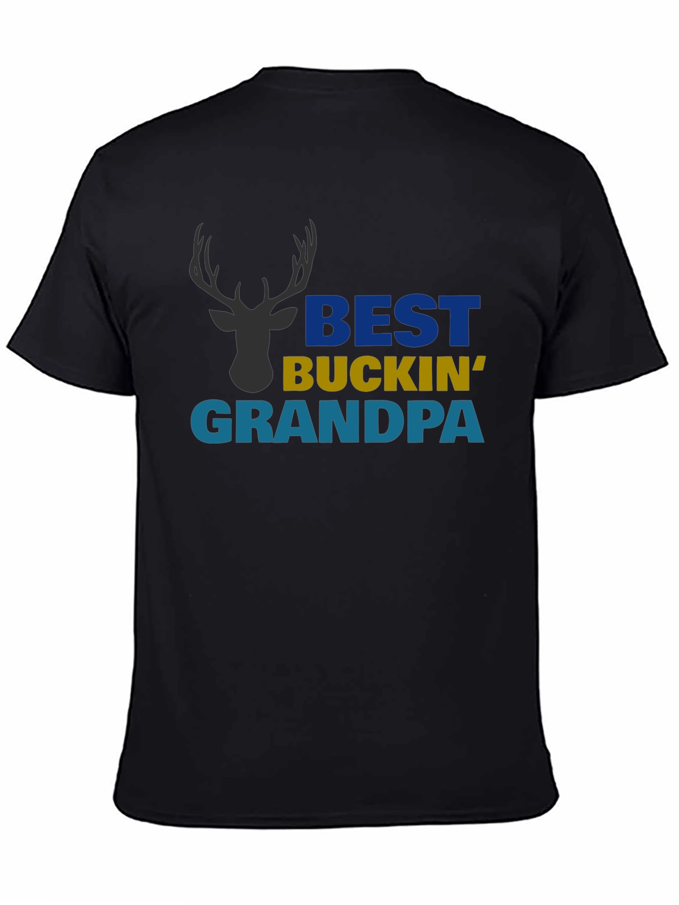 Best Buckin Grandpa Graphic T-Shirt