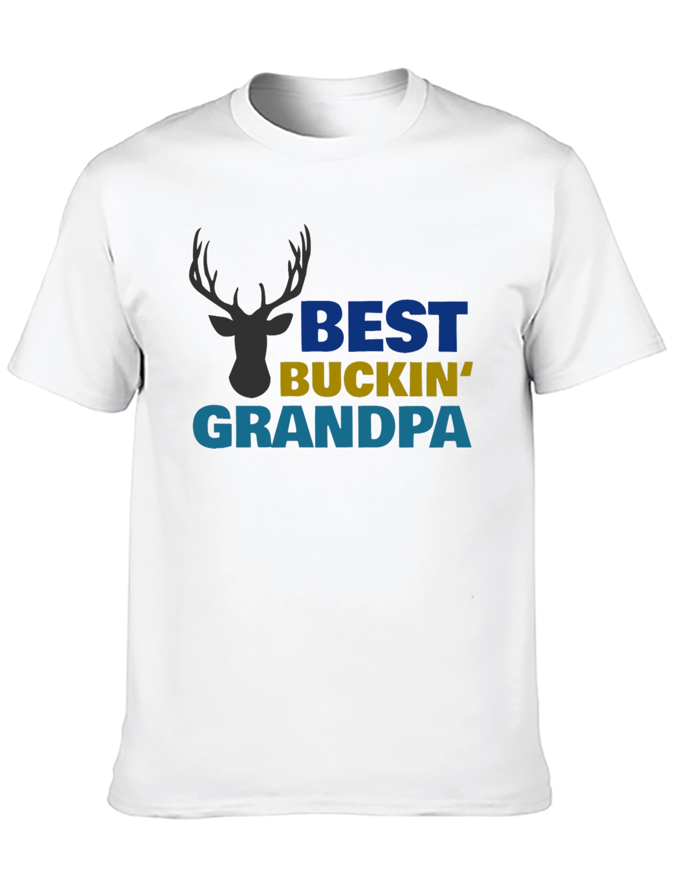 Best Buckin Grandpa Graphic T-Shirt