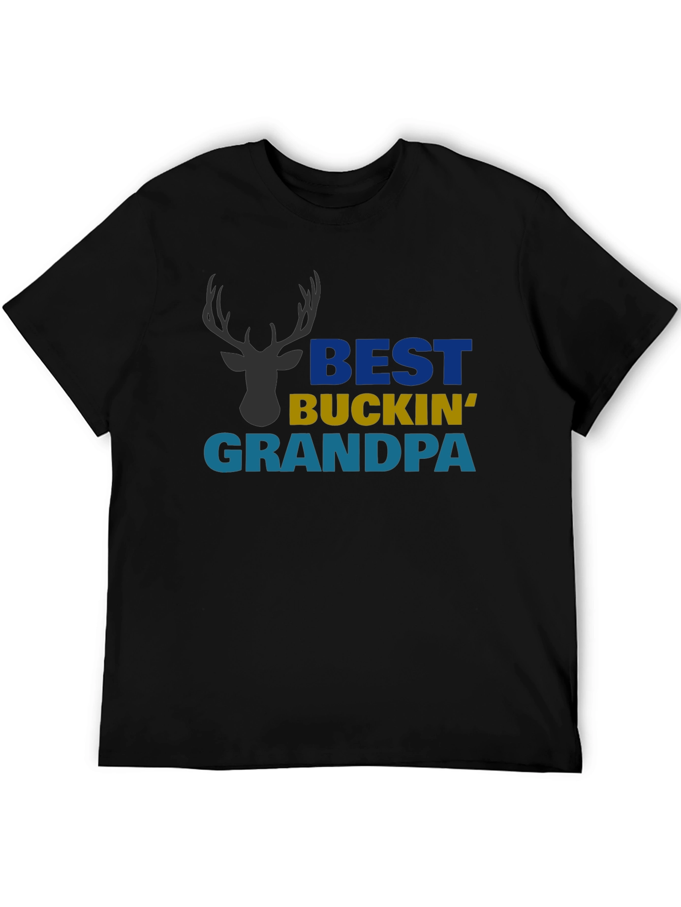Best Buckin Grandpa Graphic T-Shirt