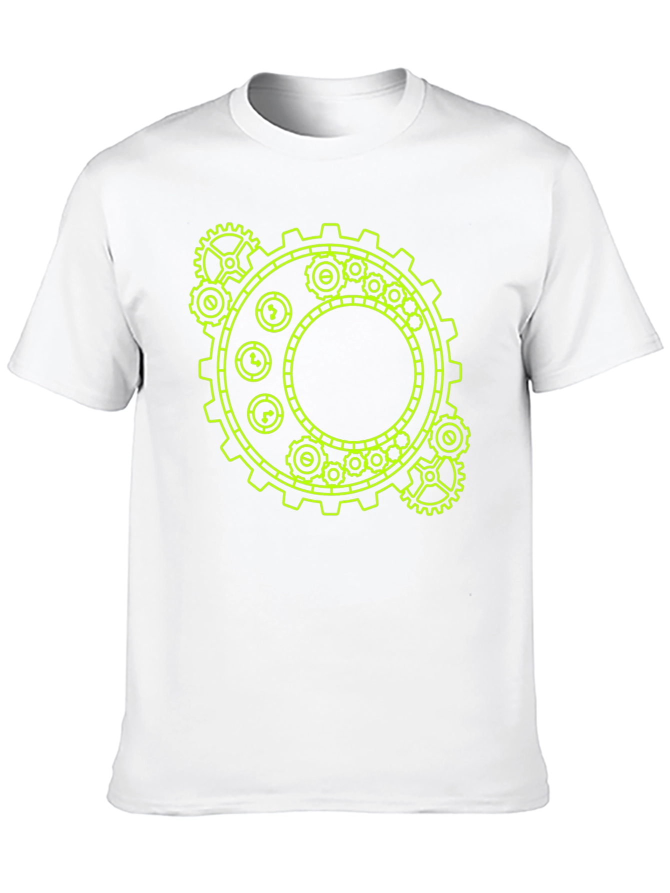 Steampunk Gear Graphic Tee - Black
