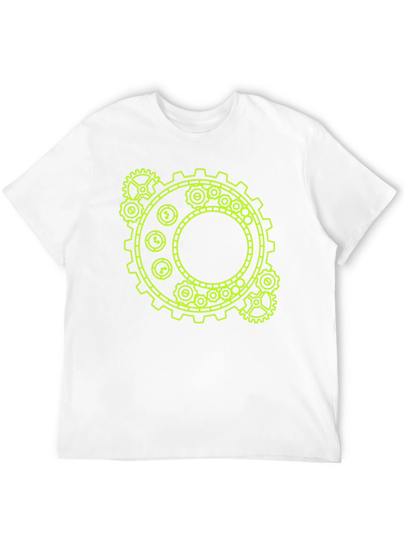 Steampunk Gear Graphic Tee - Black
