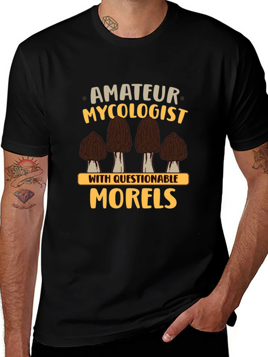 Amateur Mycologist Morels Graphic T-Shirt