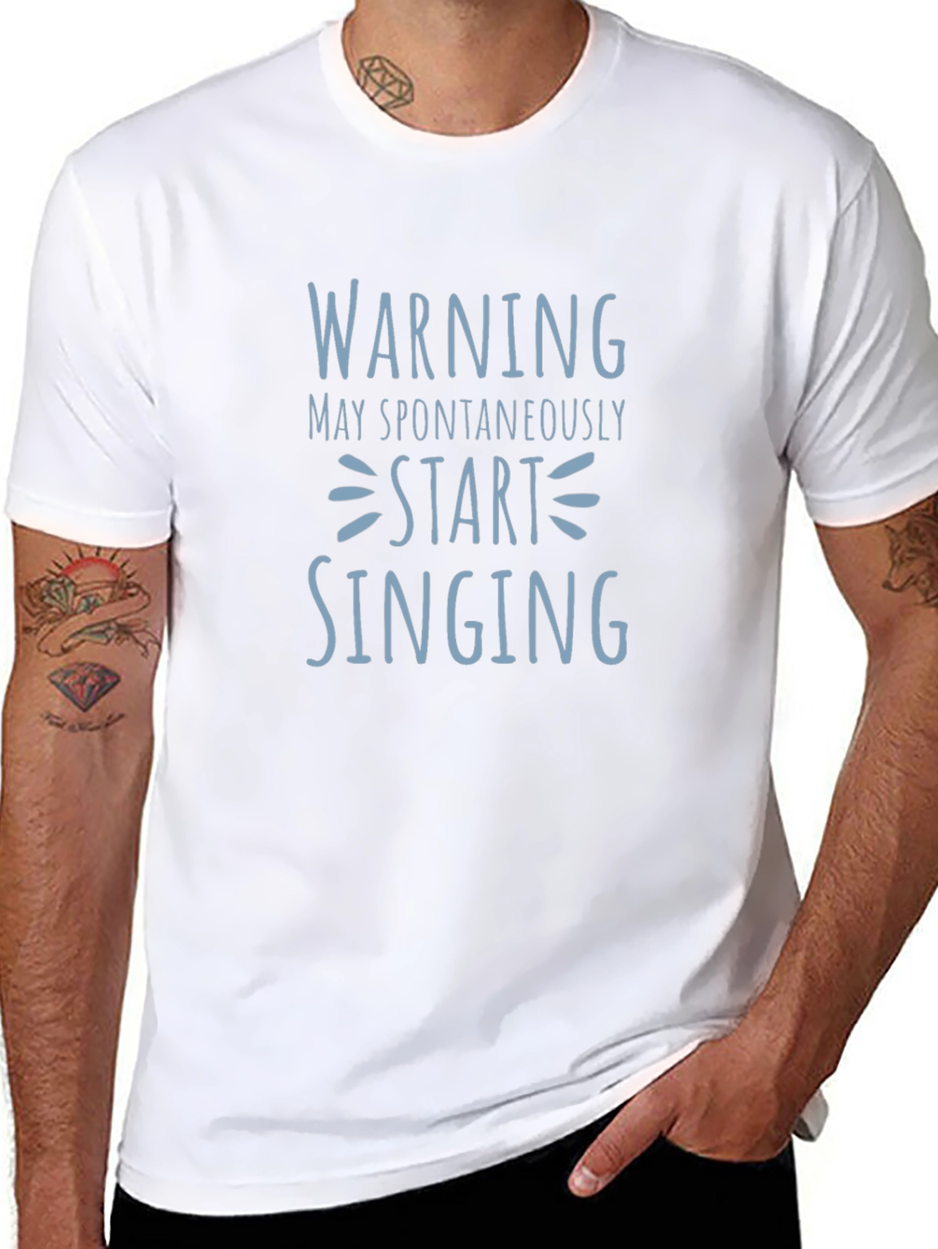 Warning May Spontaneously Start Singing T-Shirt