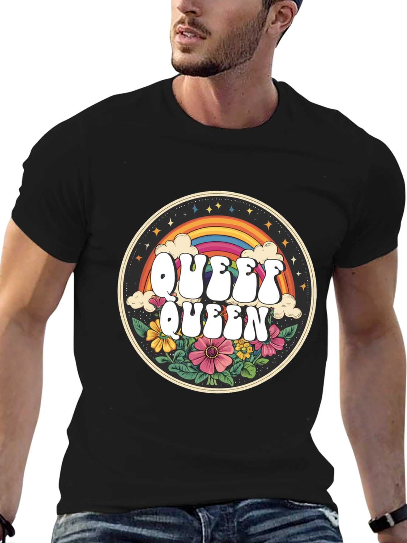 Queer Queen Retro Graphic T-Shirt