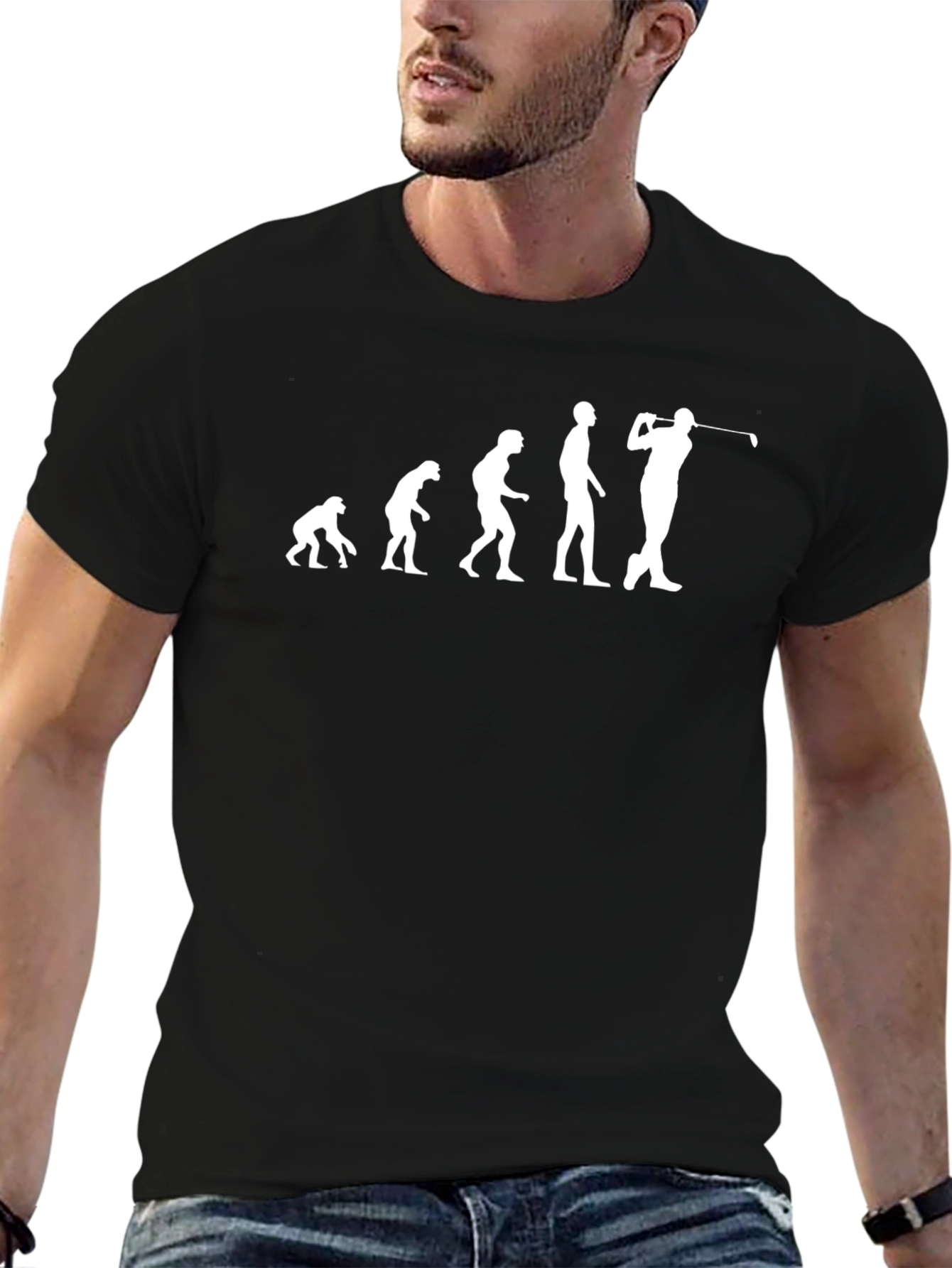 Evolution of Golfing T-Shirt