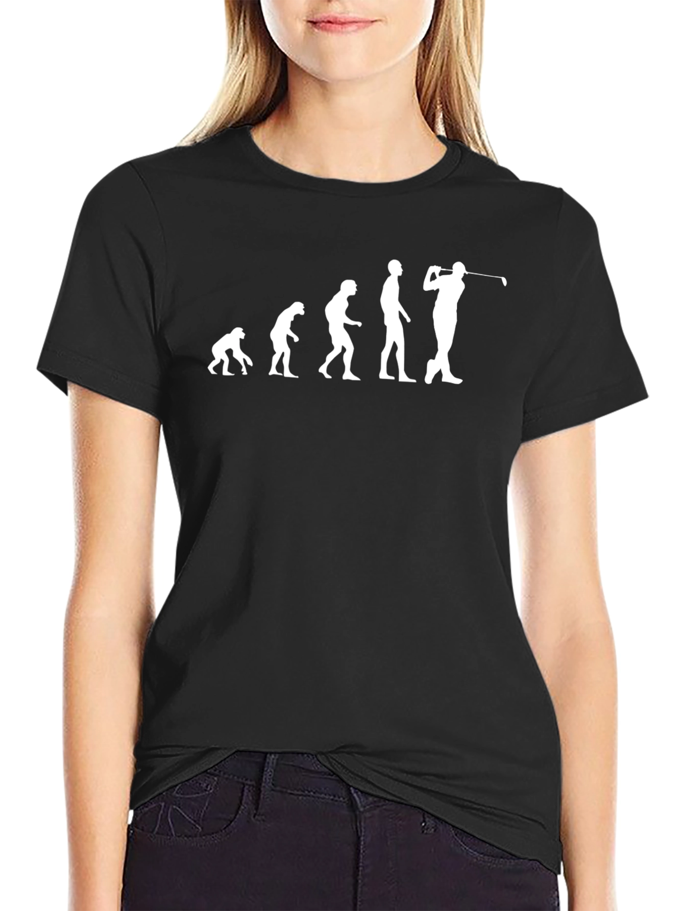 Evolution of Golfing T-Shirt